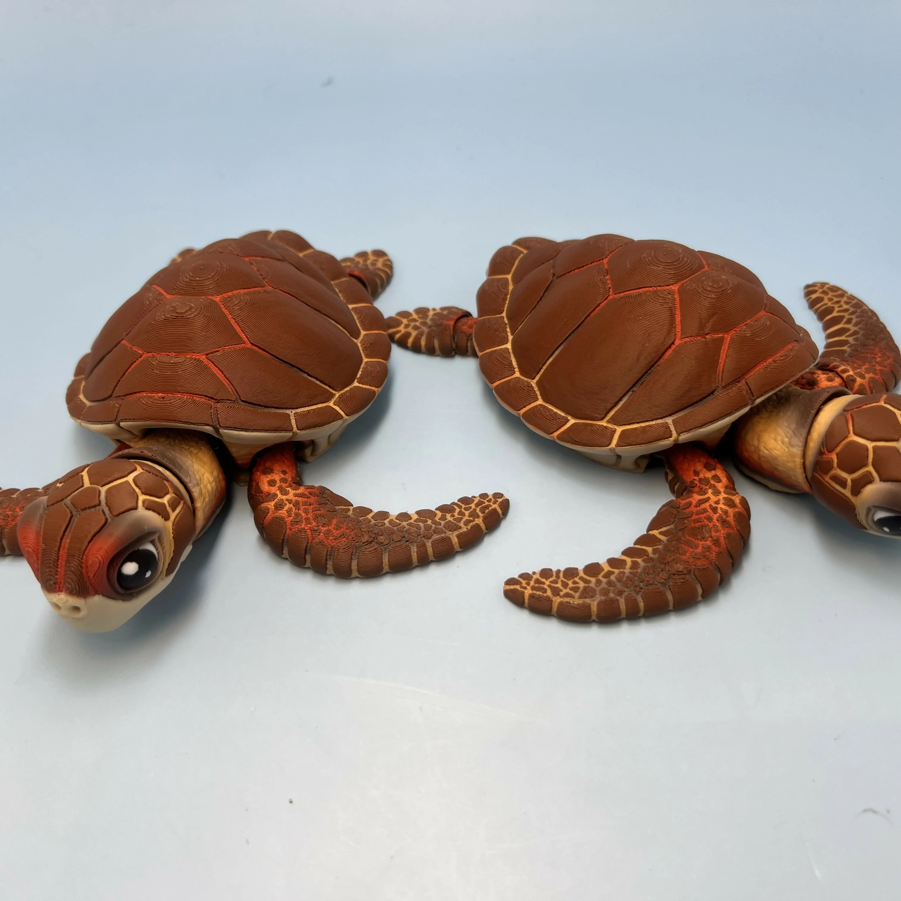 3D Printed Large: Articulated Sensory Fidget Animal friends Sea Turtle 18cm - Image 2