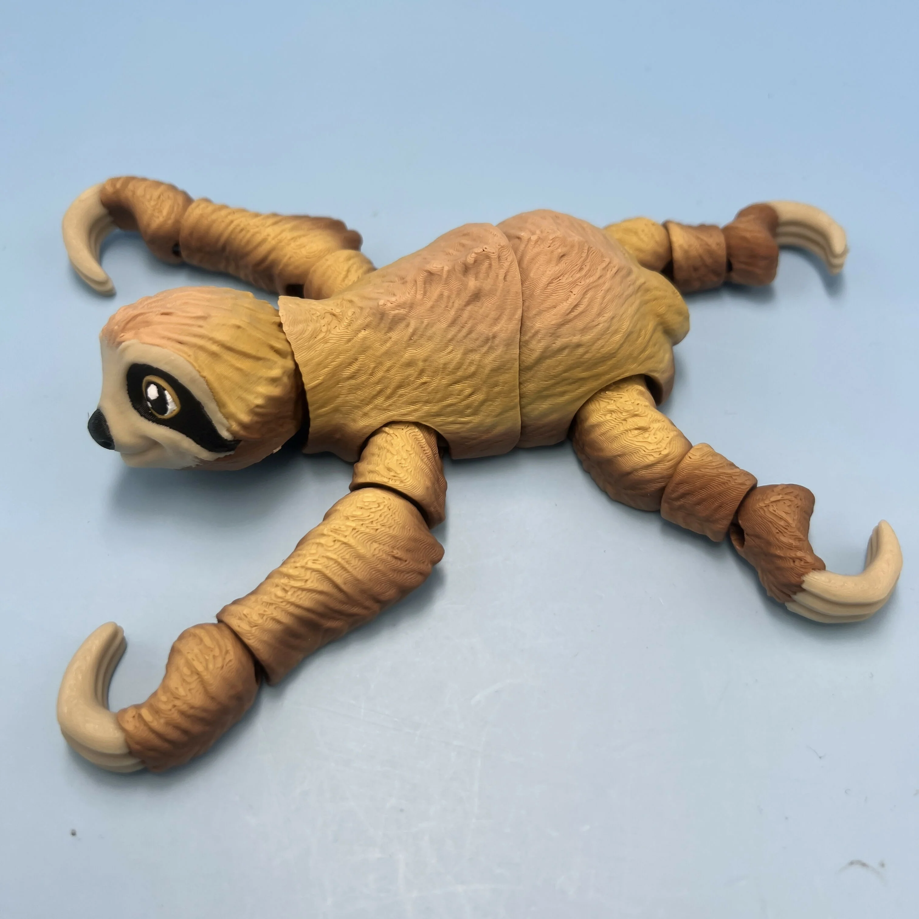 3D Printed Large: Articulated Sensory Fidget Animal friends Sloth 16cm - Image 3