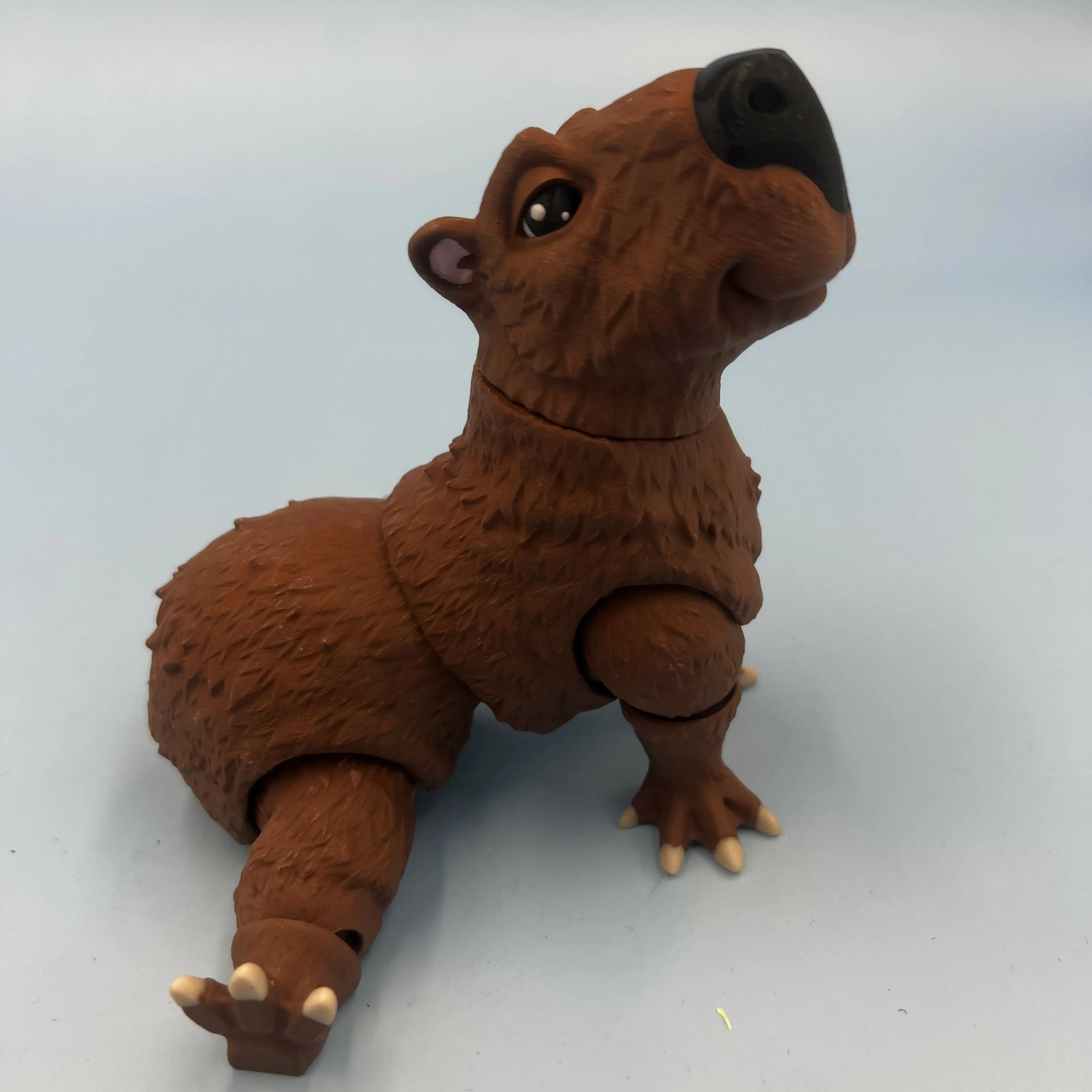 3D Printed LARGE: Articulated Sensory Fidget Animals friends Capybara 14cm - Image 3