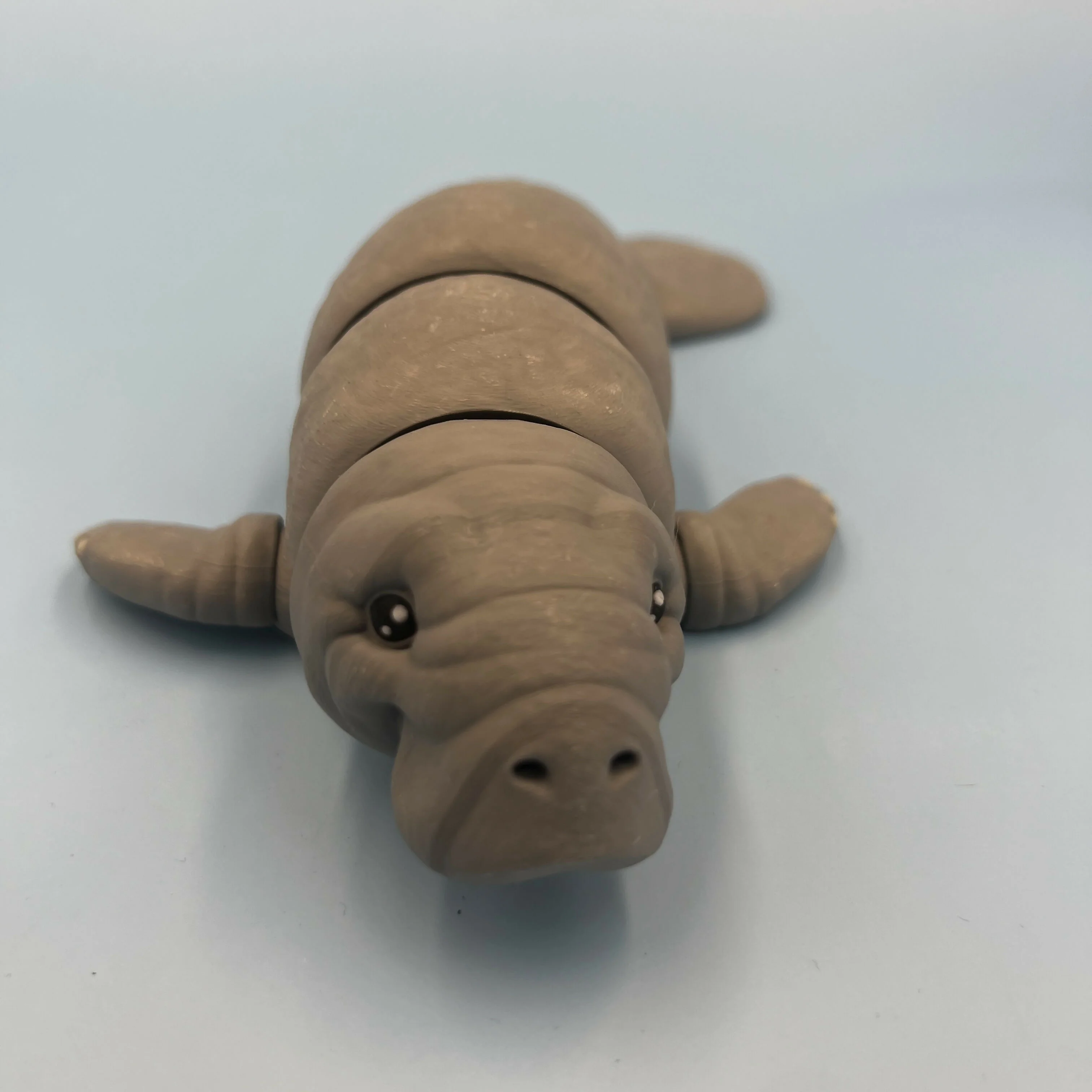 3D Printed LARGE: Articulated Sensory Fidget Animals friends Manatee 22cm - Image 3