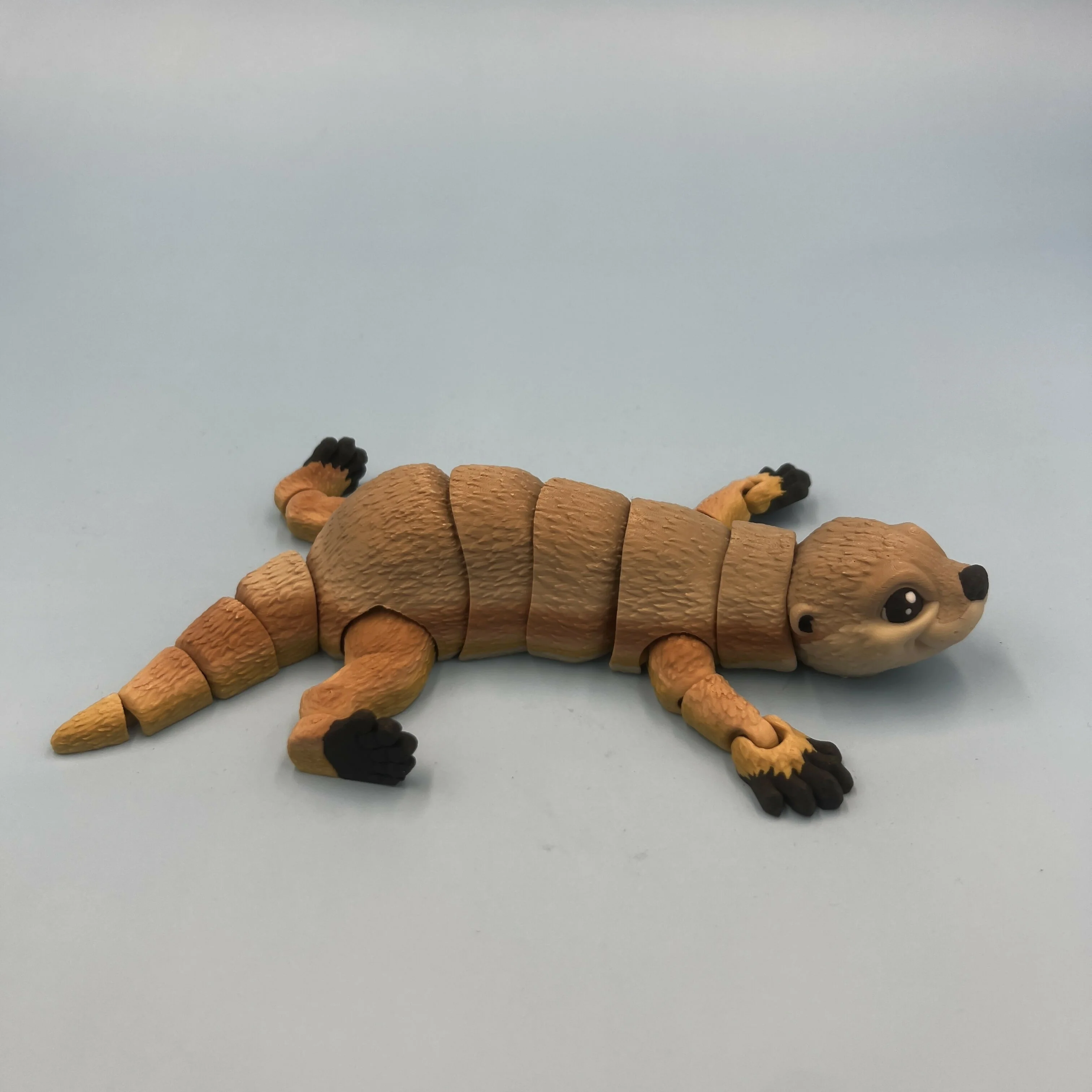 3D Printed LARGE: Articulated Sensory Fidget Animals friends Otter 22cm