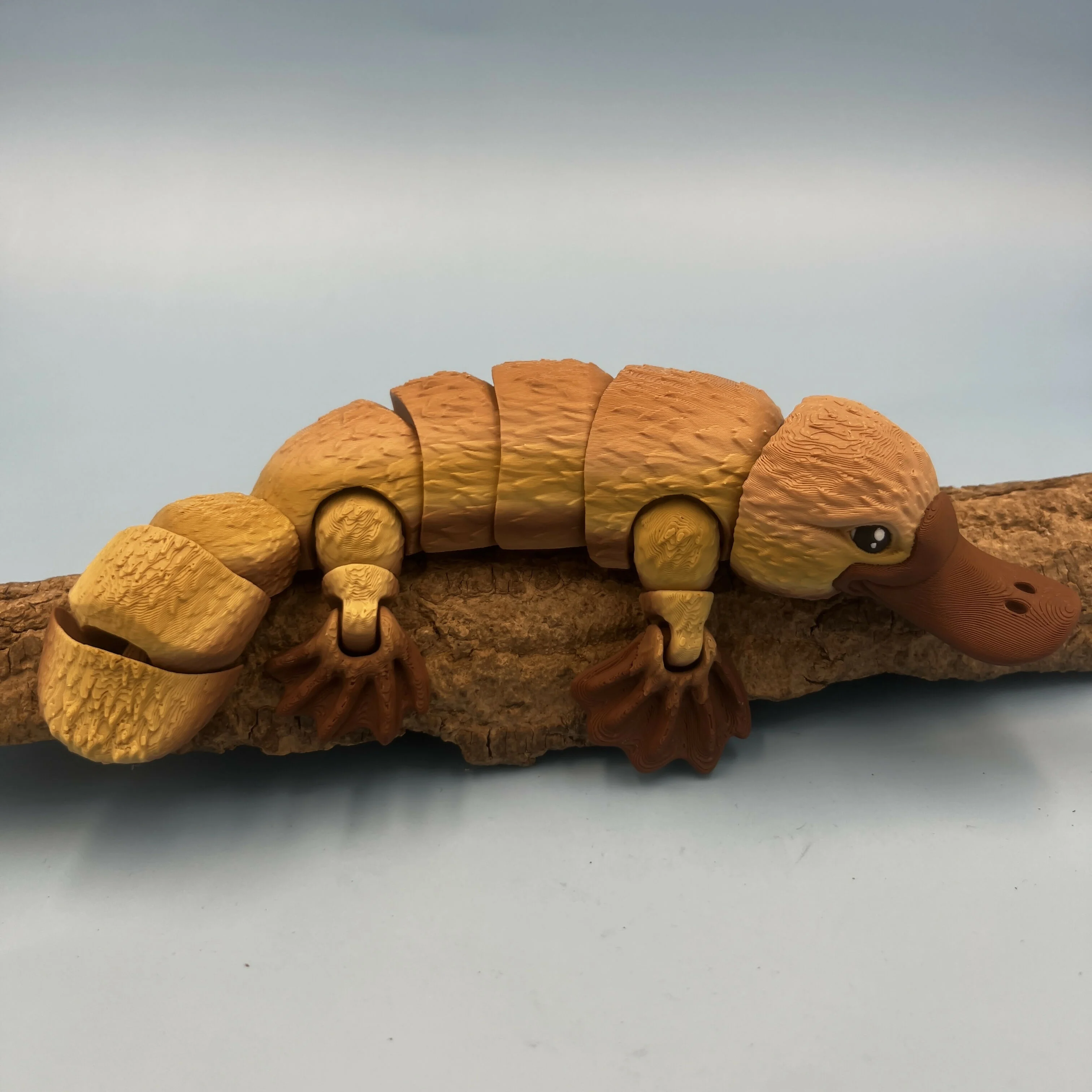 3D Printed LARGE: Articulated Sensory Fidget Animals friends Platypus 24cm - Image 2