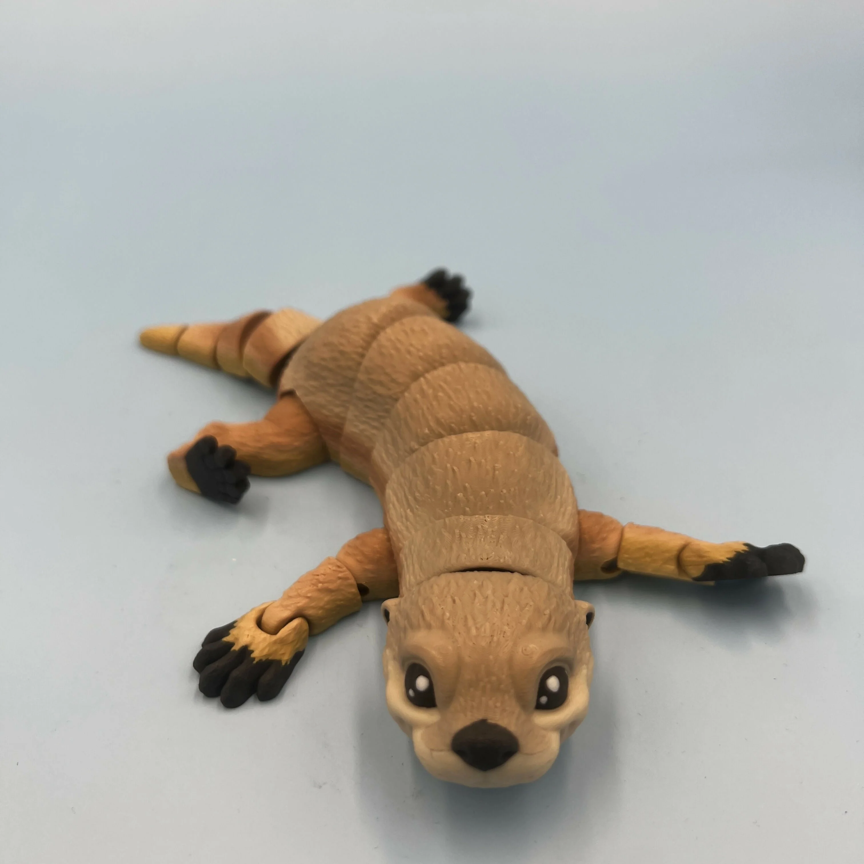 3D Printed MEDIUM: Articulated Sensory Fidget Animals friends Otter 14cm - Image 2