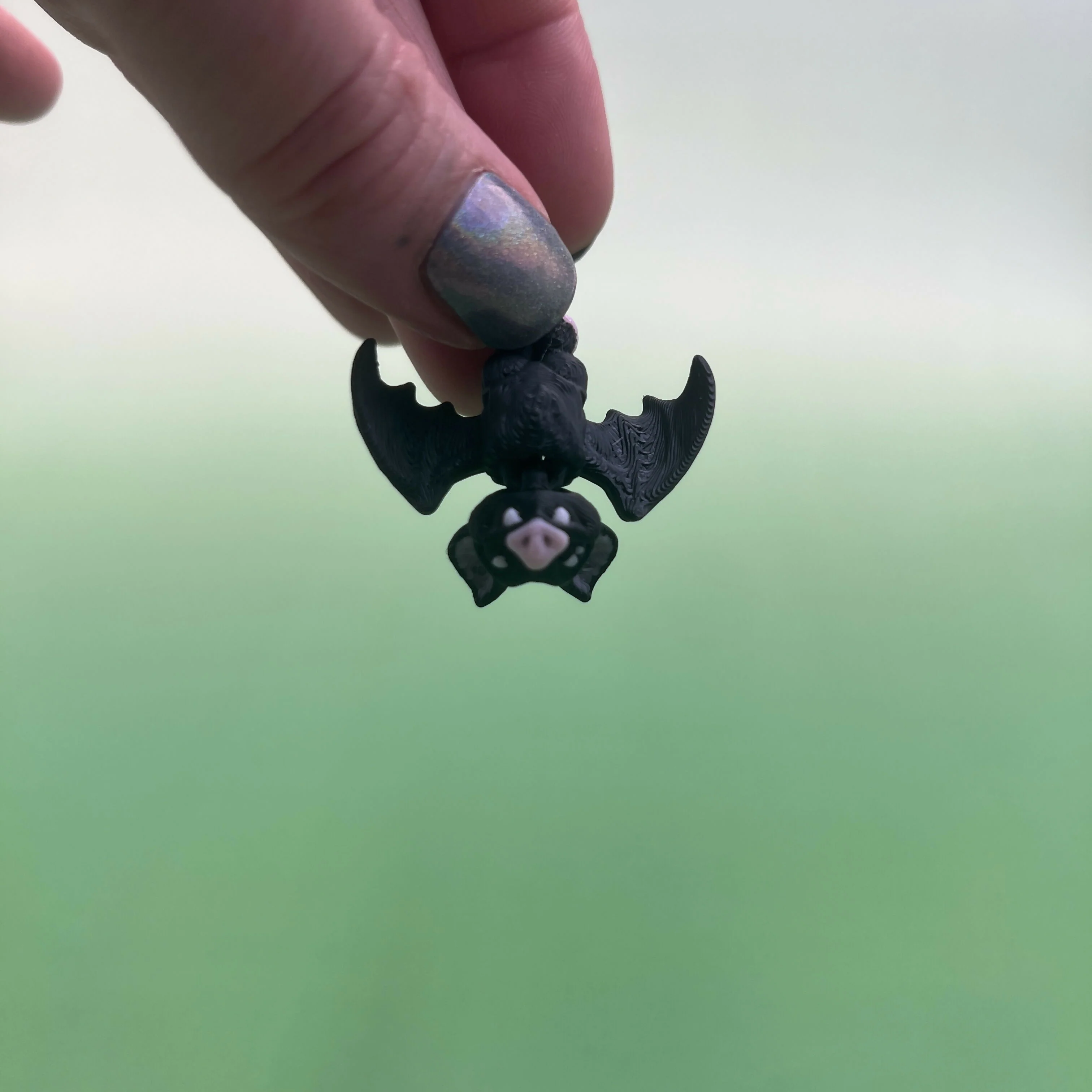 3D Printed Micro Miniatures: Articulated Sensory Fidget Animals friends, Mice, Lamb, Bat, Ferret, Opossum, Raccoon, Otter & Grey Shark 3-5cm - Image 3