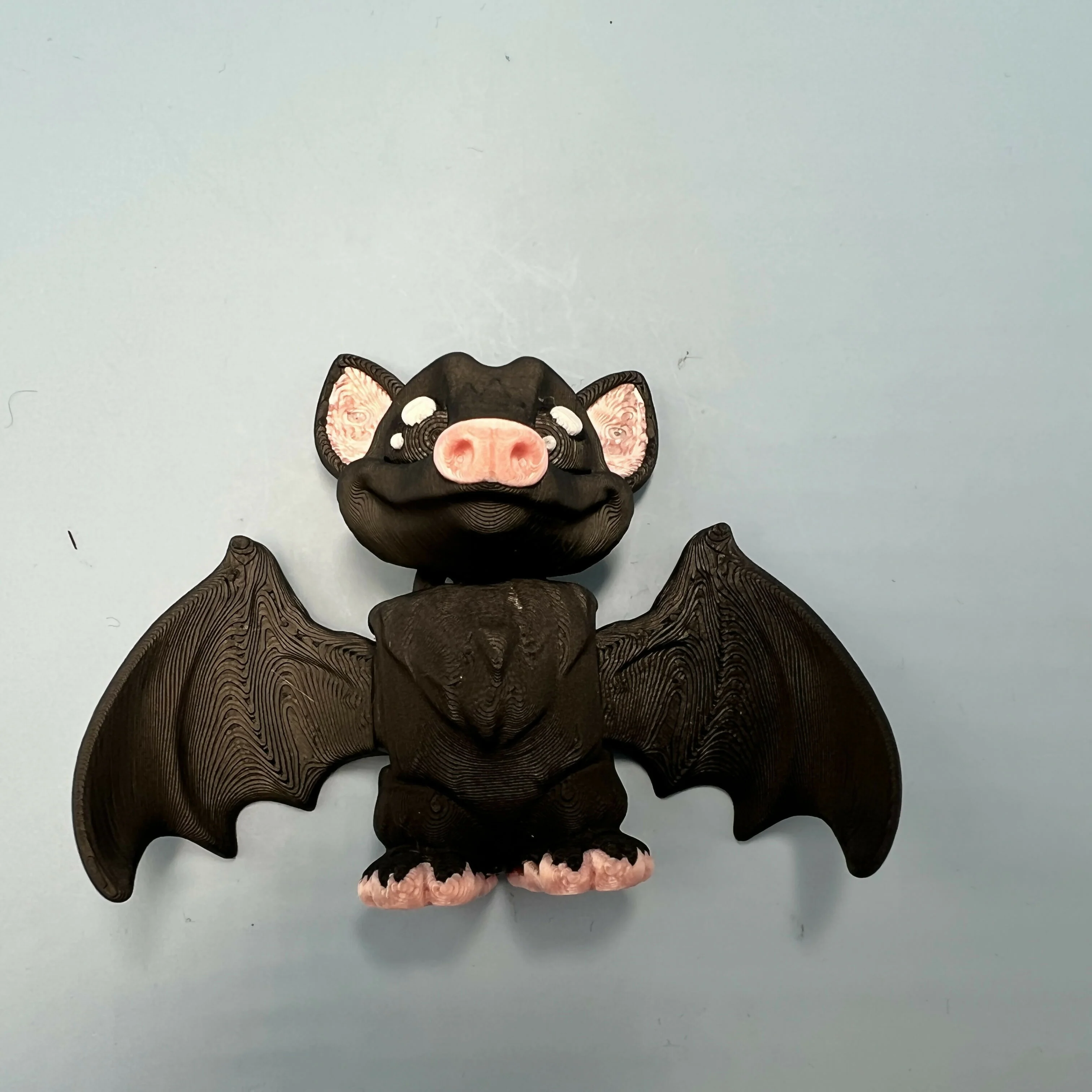 3D Printed SMALL: Articulated Sensory Fidget Animal friends Bat 6cm - Image 2