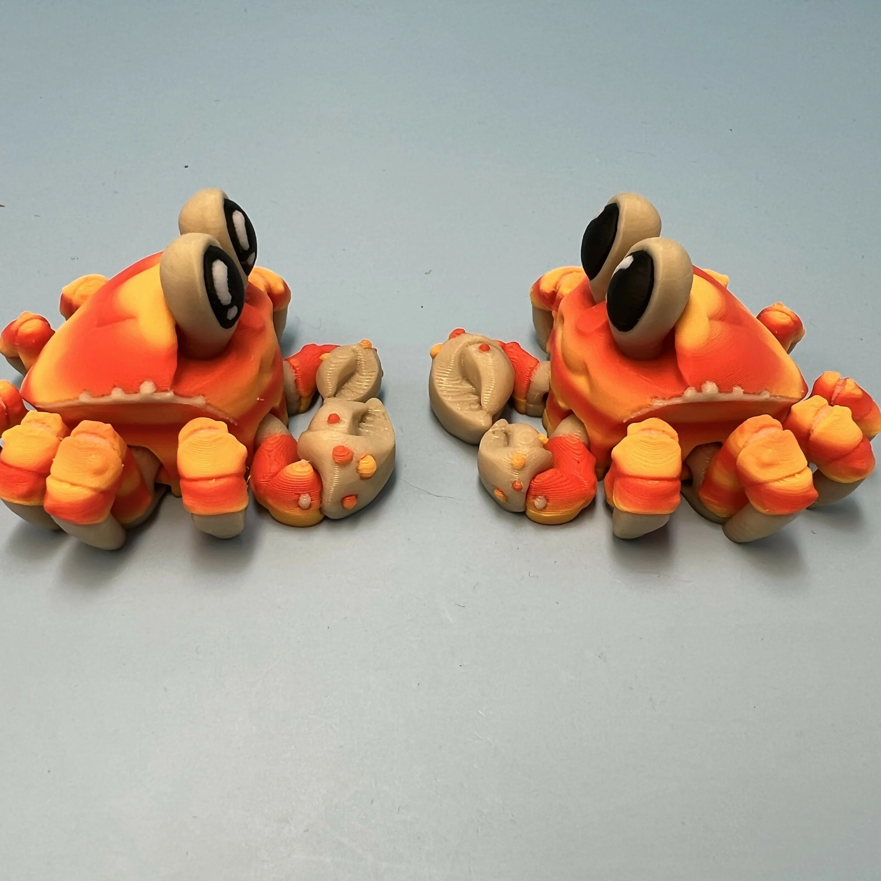 3D Printed SMALL: Articulated Sensory Fidget Animal friends Crab 6cm - Image 3