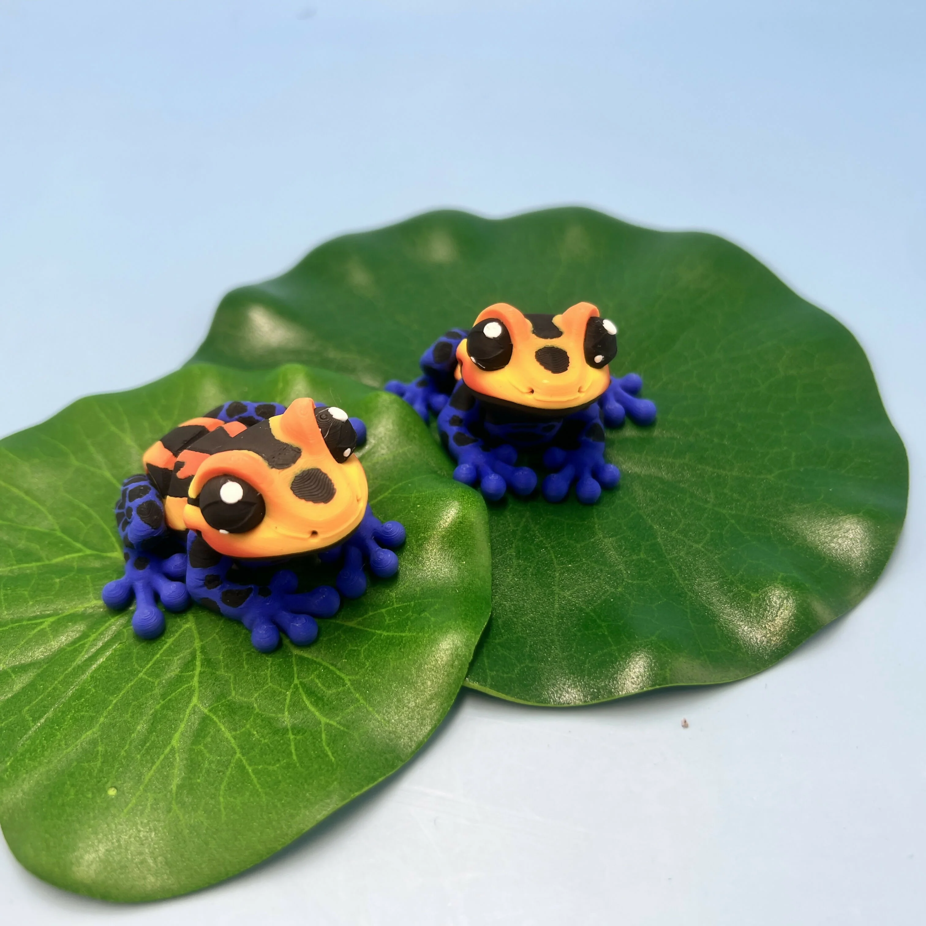 3D Printed SMALL: Articulated Sensory Fidget Animal friends Dart Frog 5cm - Image 4