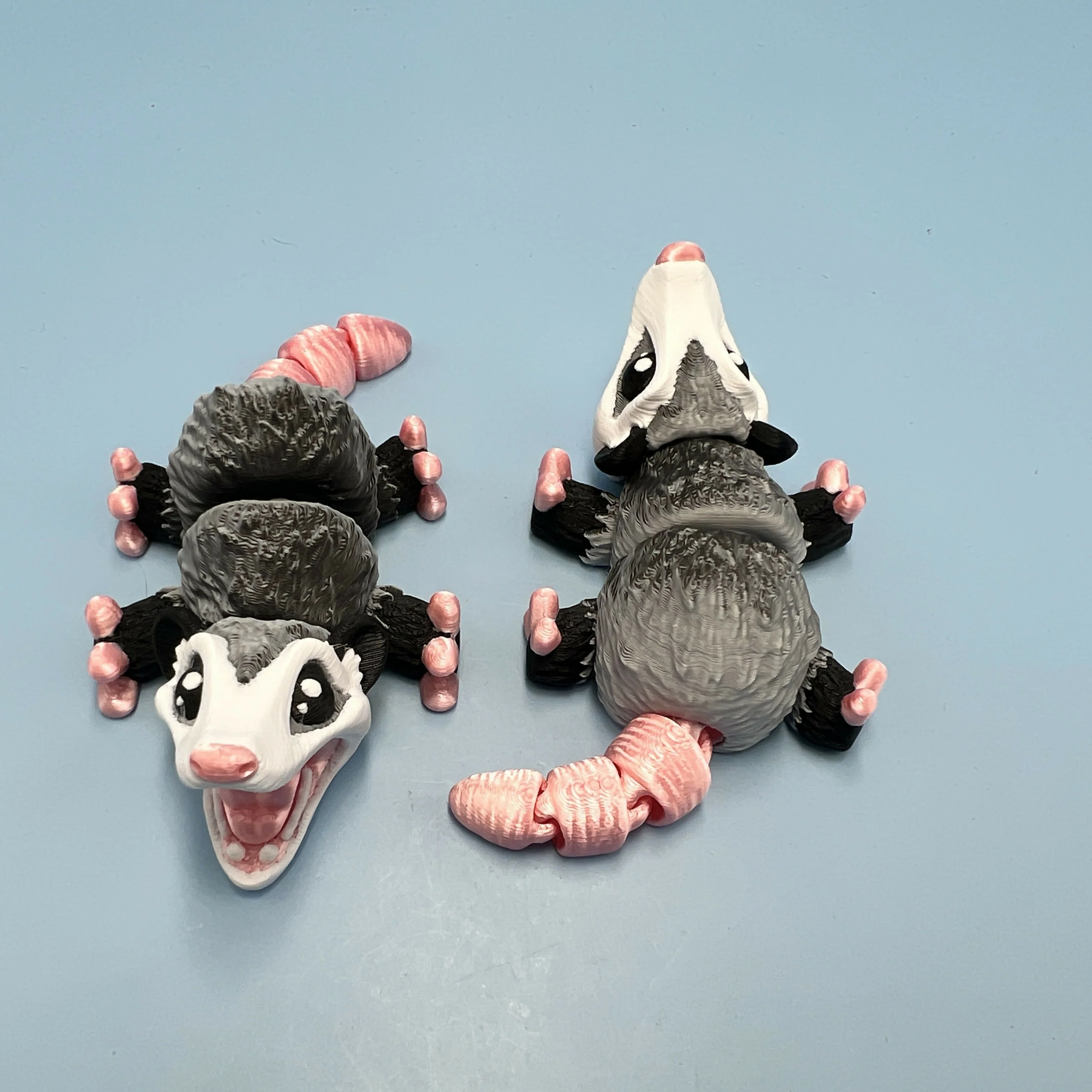 3D Printed SMALL: Articulated Sensory Fidget Animal friends Opossum 9cm - Image 2