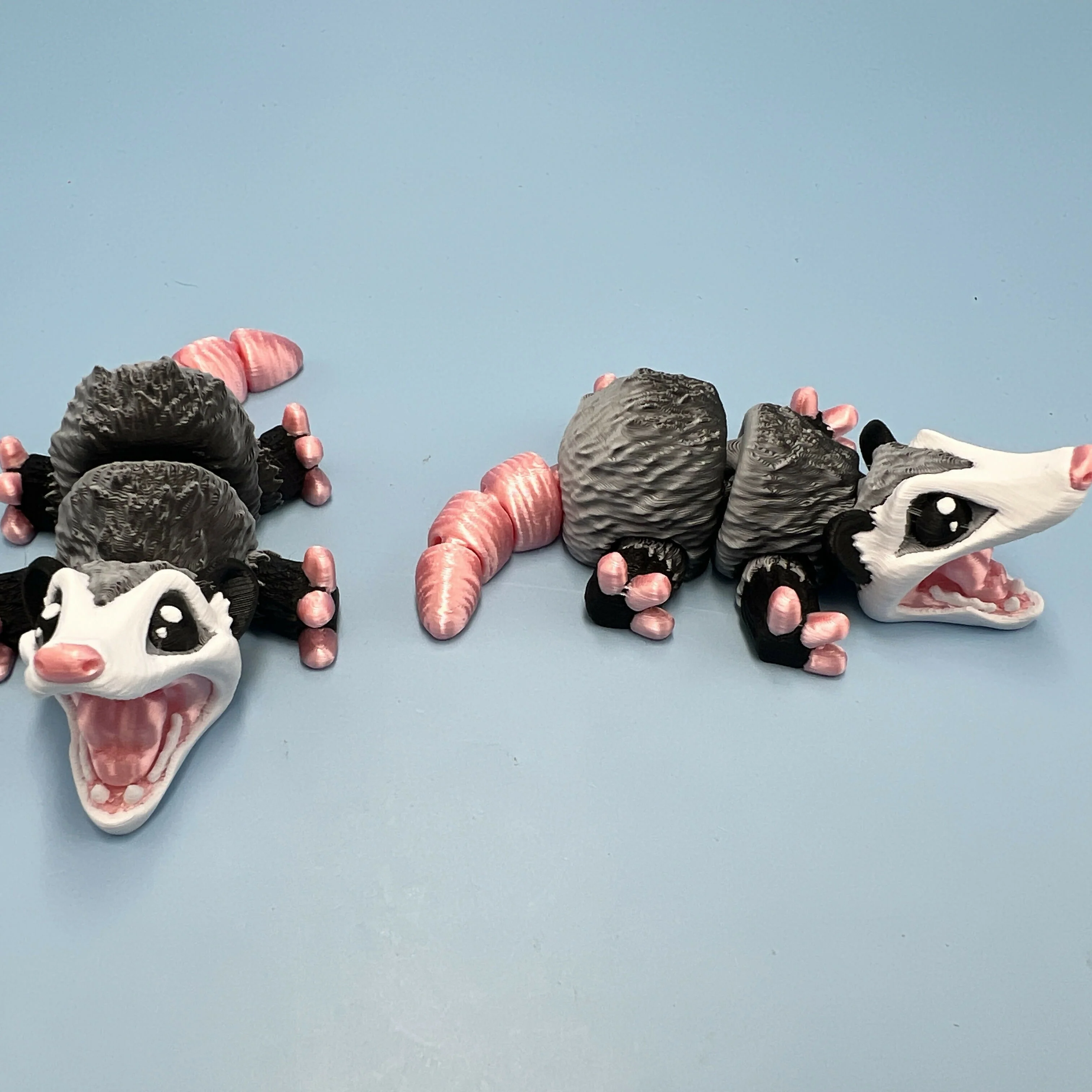 3D Printed SMALL: Articulated Sensory Fidget Animal friends Opossum 9cm - Image 3