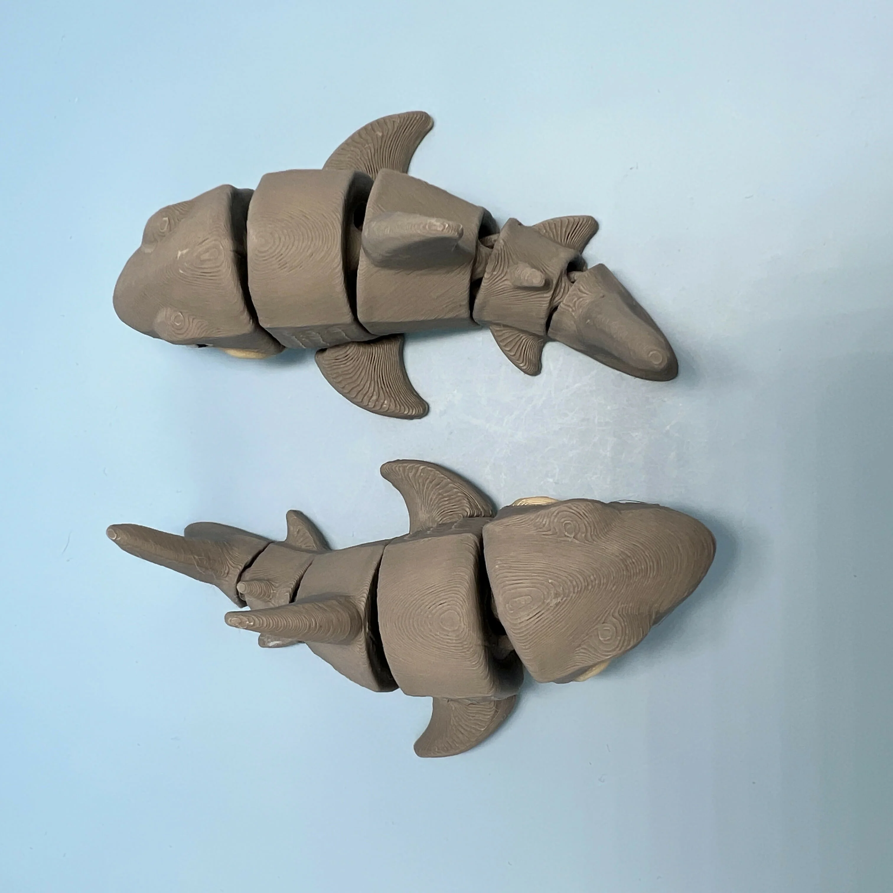 3D Printed SMALL: Articulated Sensory Fidget Animal friends Shark 9cm - Image 4