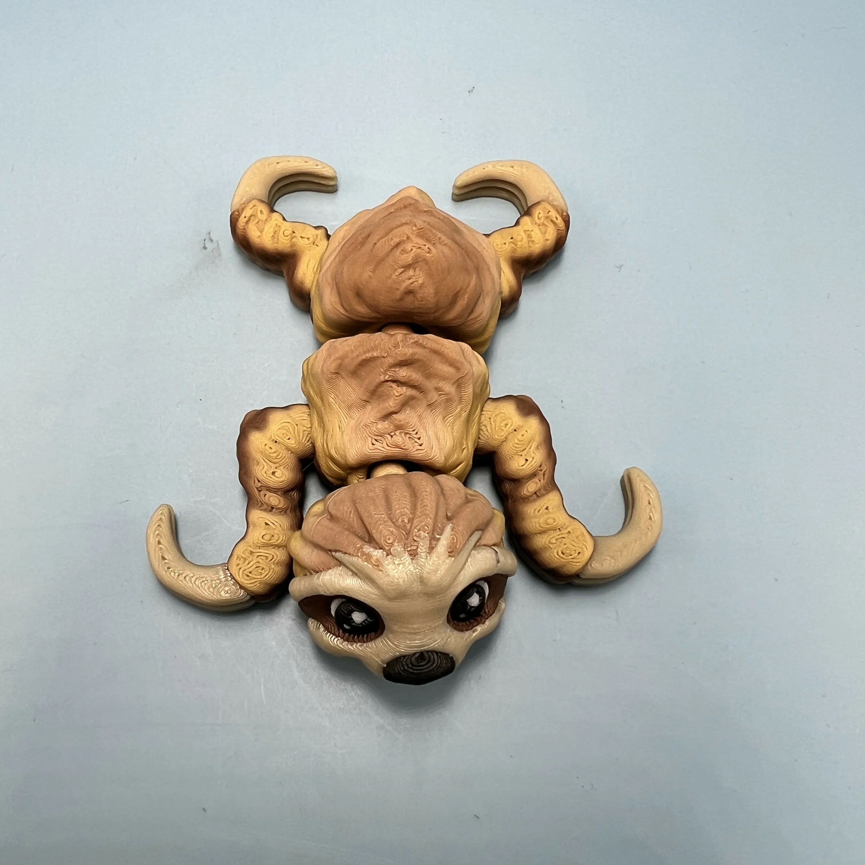 3D Printed SMALL: Articulated Sensory Fidget Animal friends Sloth 8cm - Image 5