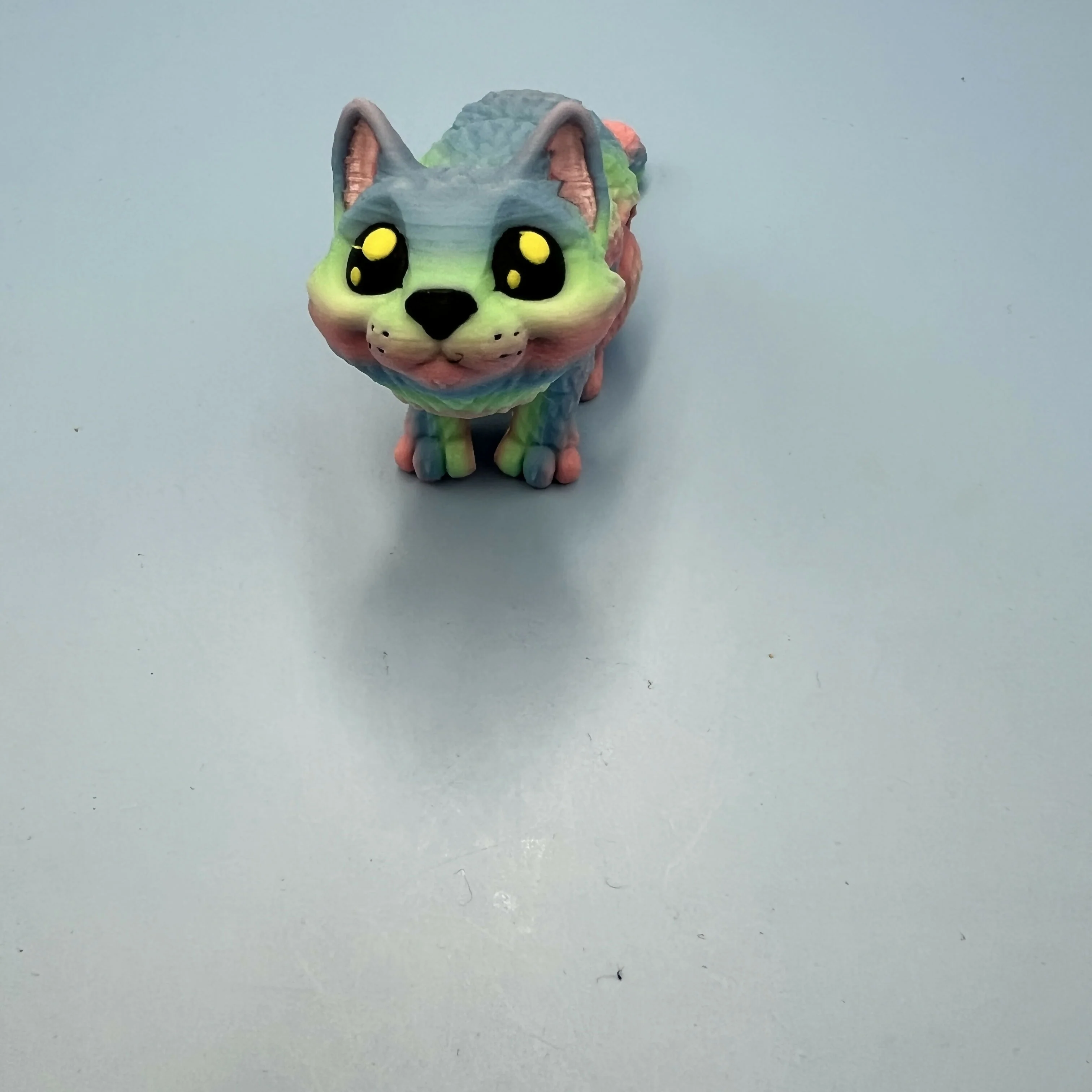 3D Printed SMALL: Articulated Sensory Fidget Animals friends Cats (Black / Grey / Rainbow / Orange) 10.5cm - Image 7