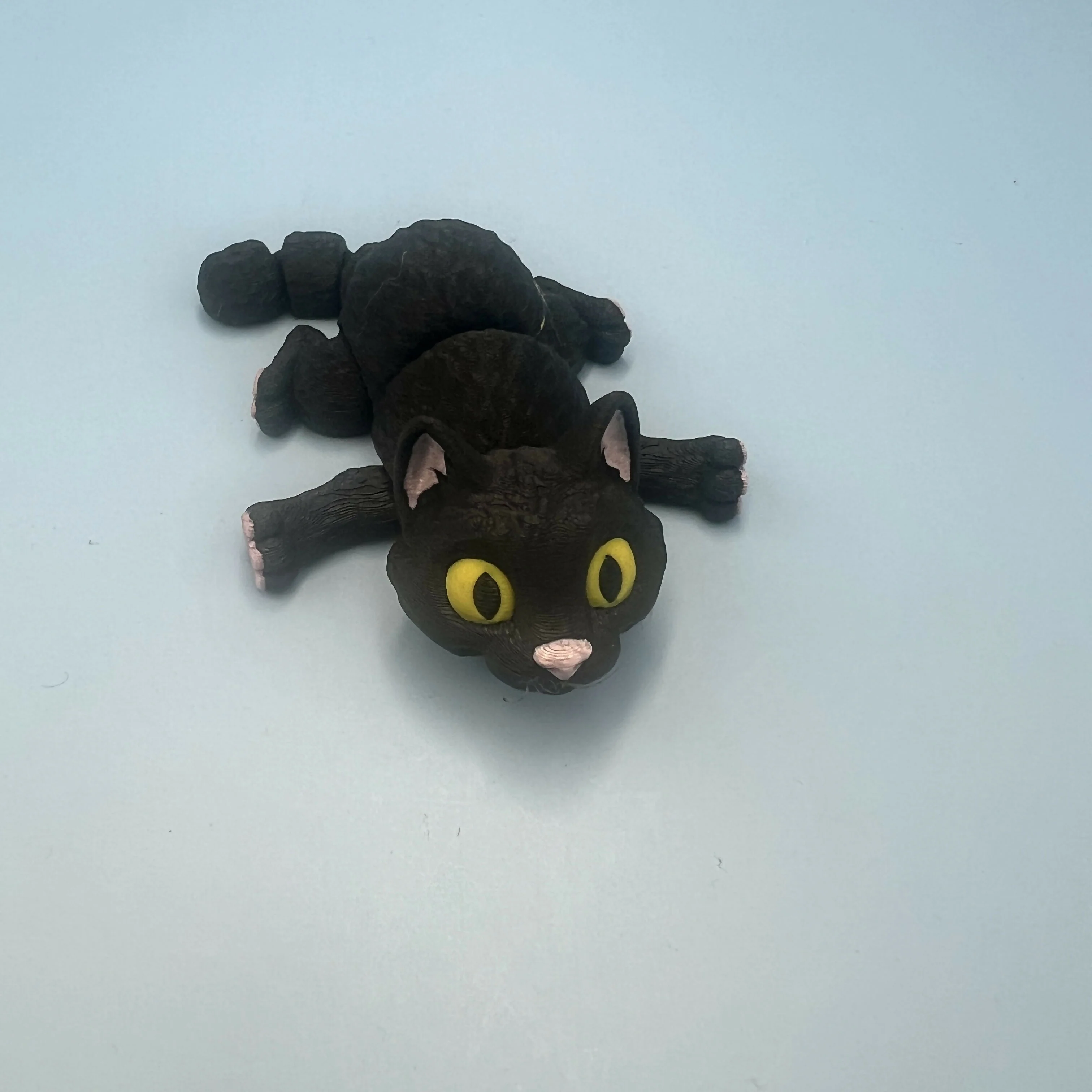 3D Printed SMALL: Articulated Sensory Fidget Animals friends Cats (Black / Grey / Rainbow / Orange) 10.5cm - Image 8