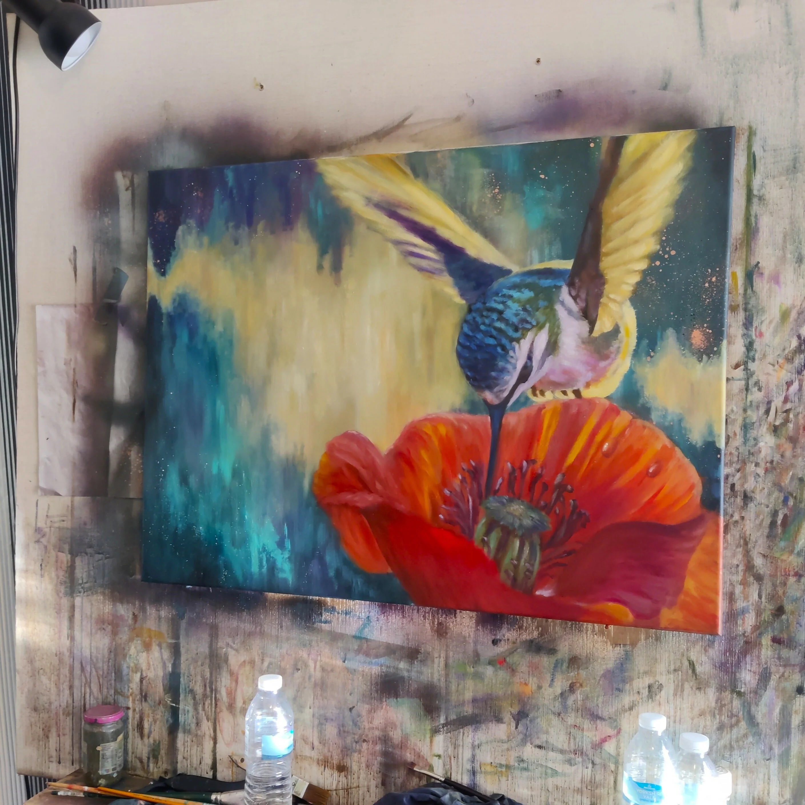 A Flash in Time - A Large Original Oil Painting on Canvas (812x608mm) - Image 3