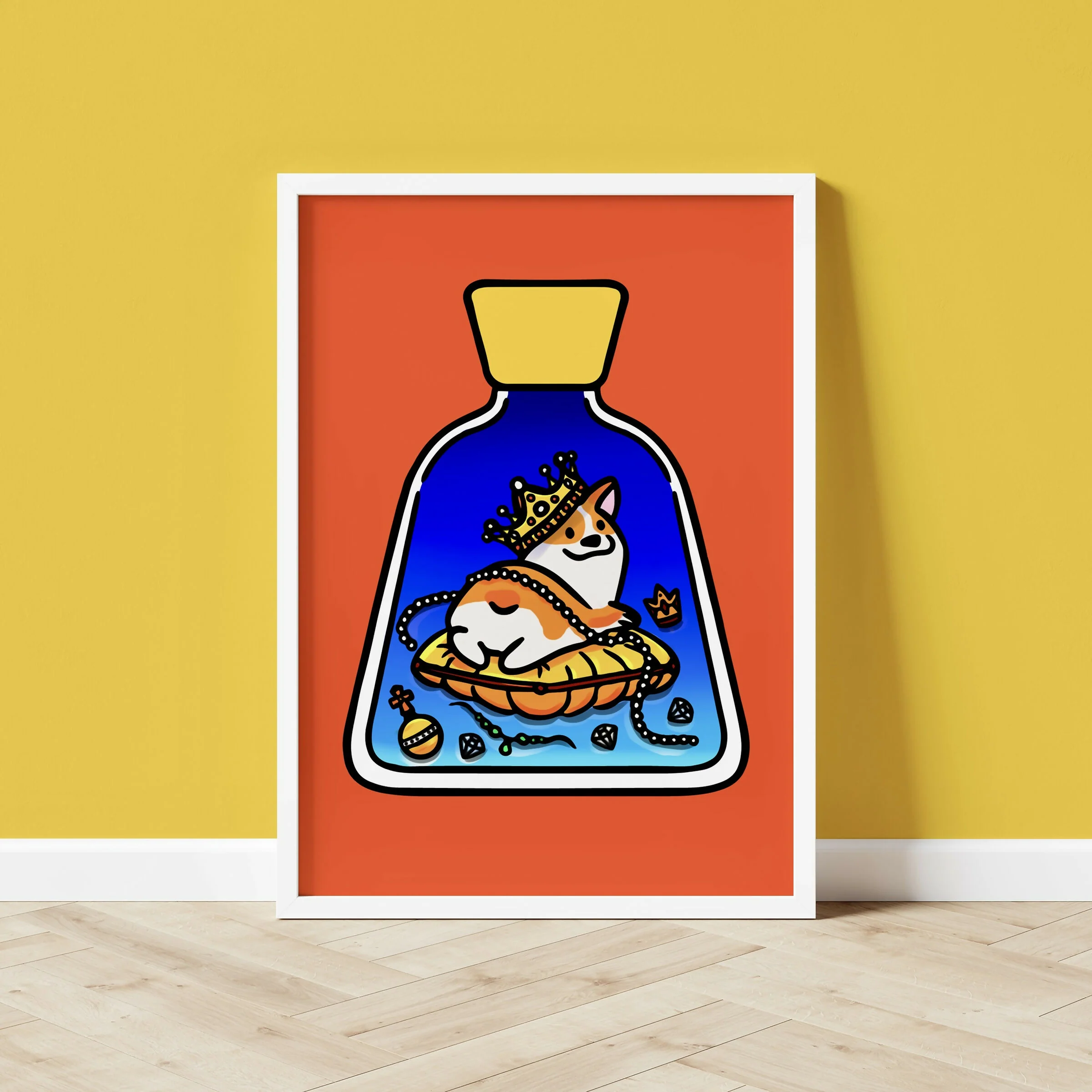 A4 Print - Corgi