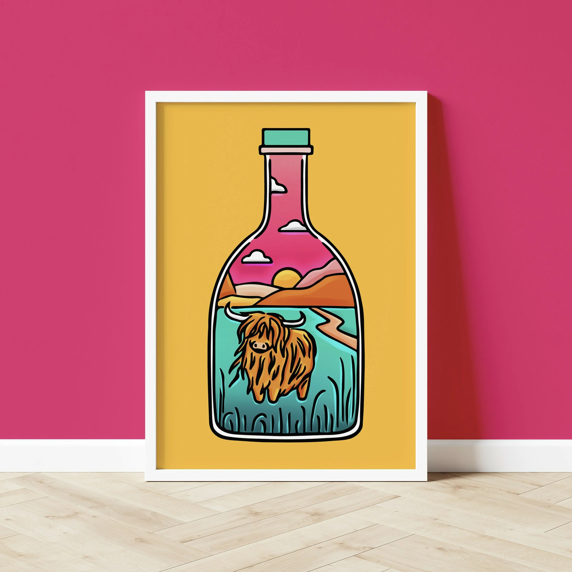 A4 Print - Highland Cow