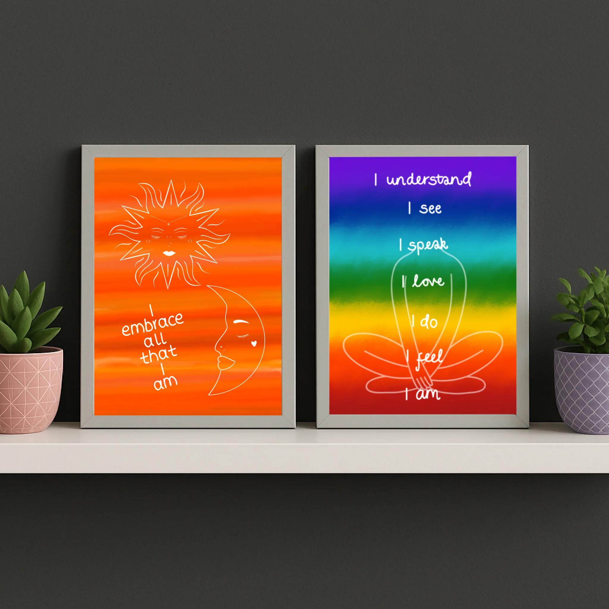 A5 Chakras Print Unframed - Image 2