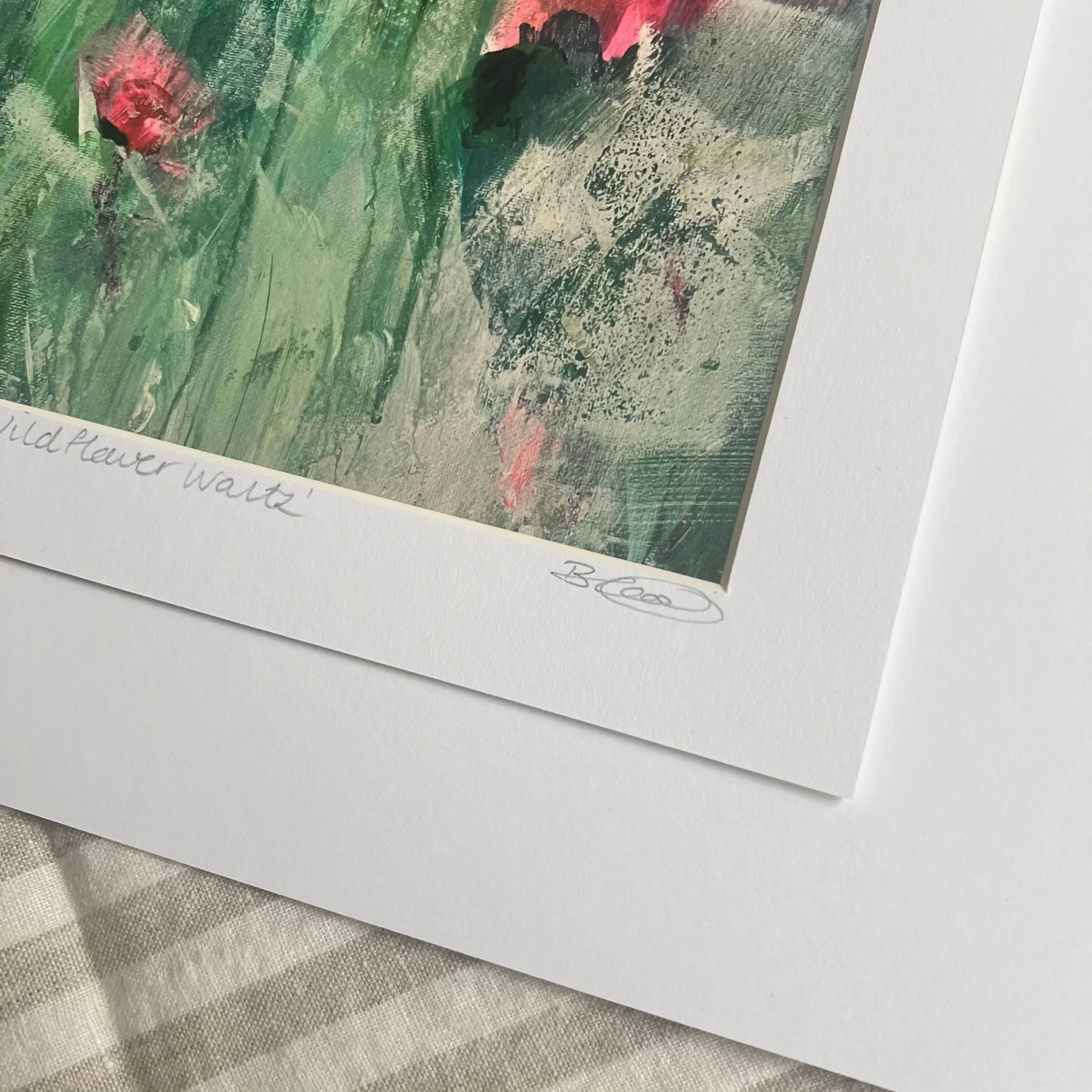 Abstract Floral Giclee Print - Wildflower Waltz - Image 3