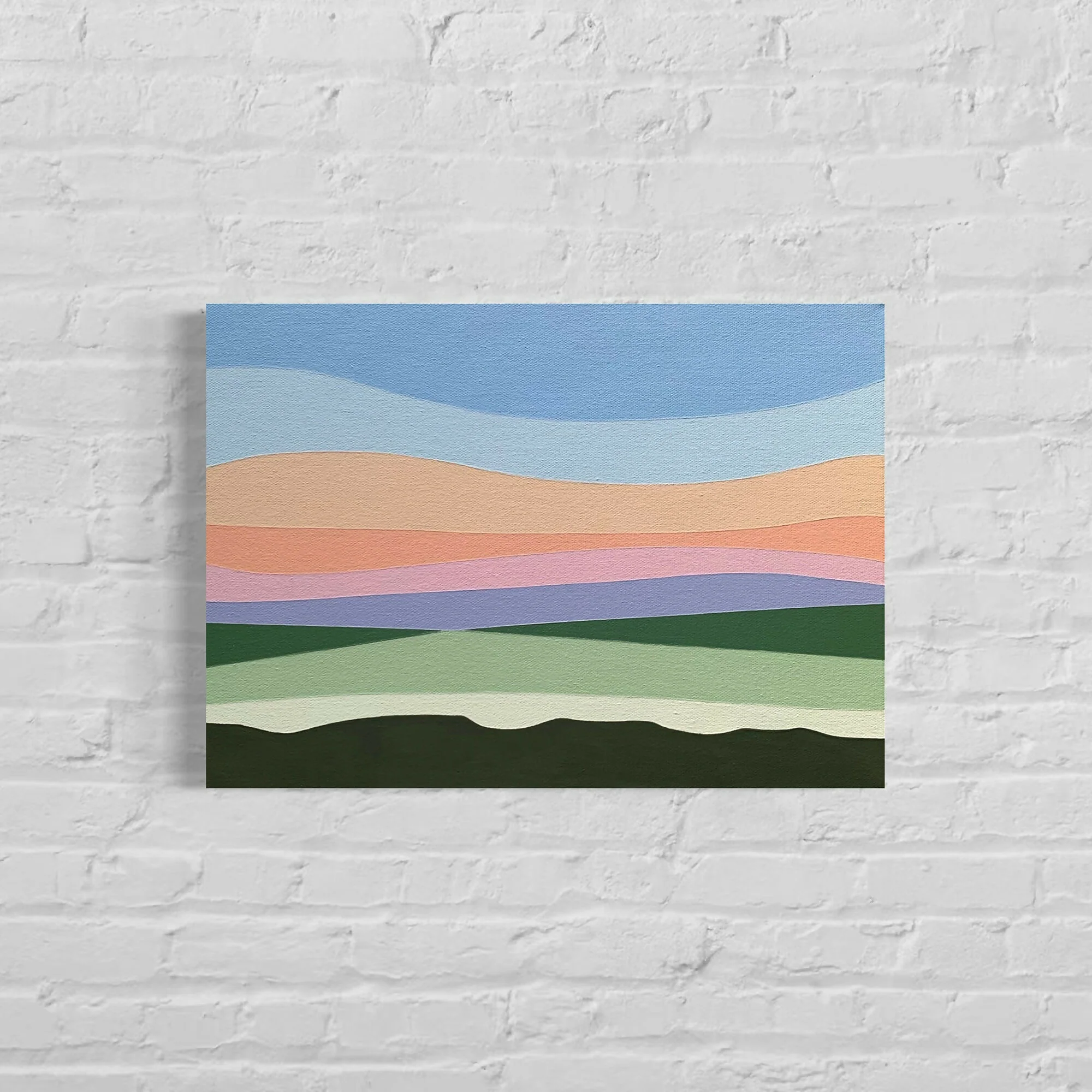 Across The Winter Fields - Original Painting