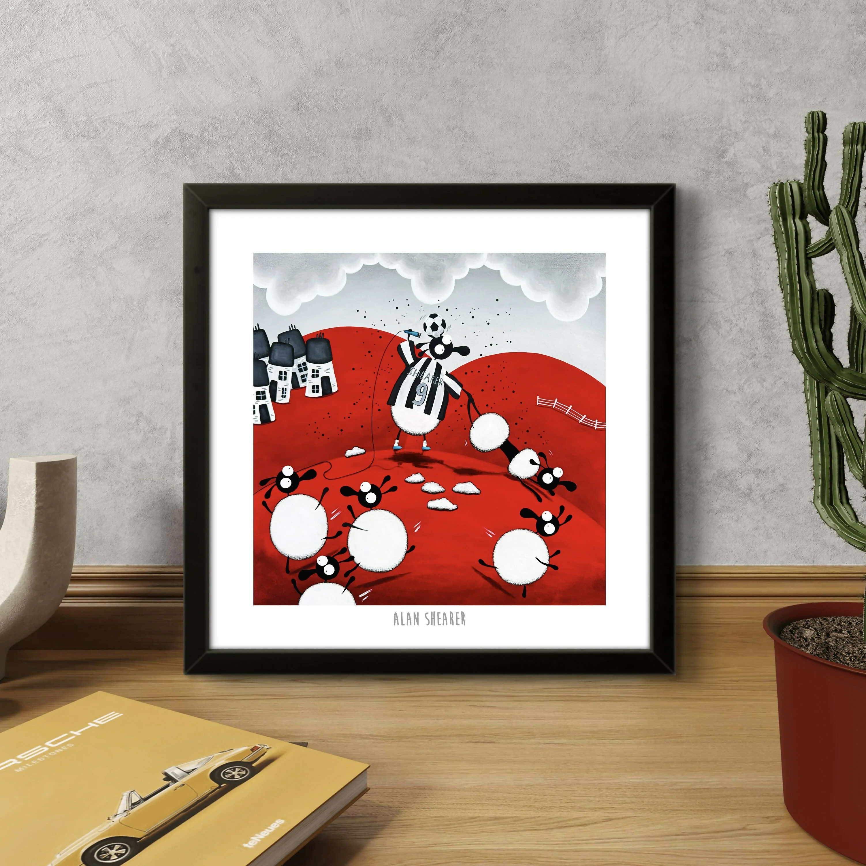Alan Shearer - 10” Print - Image 3