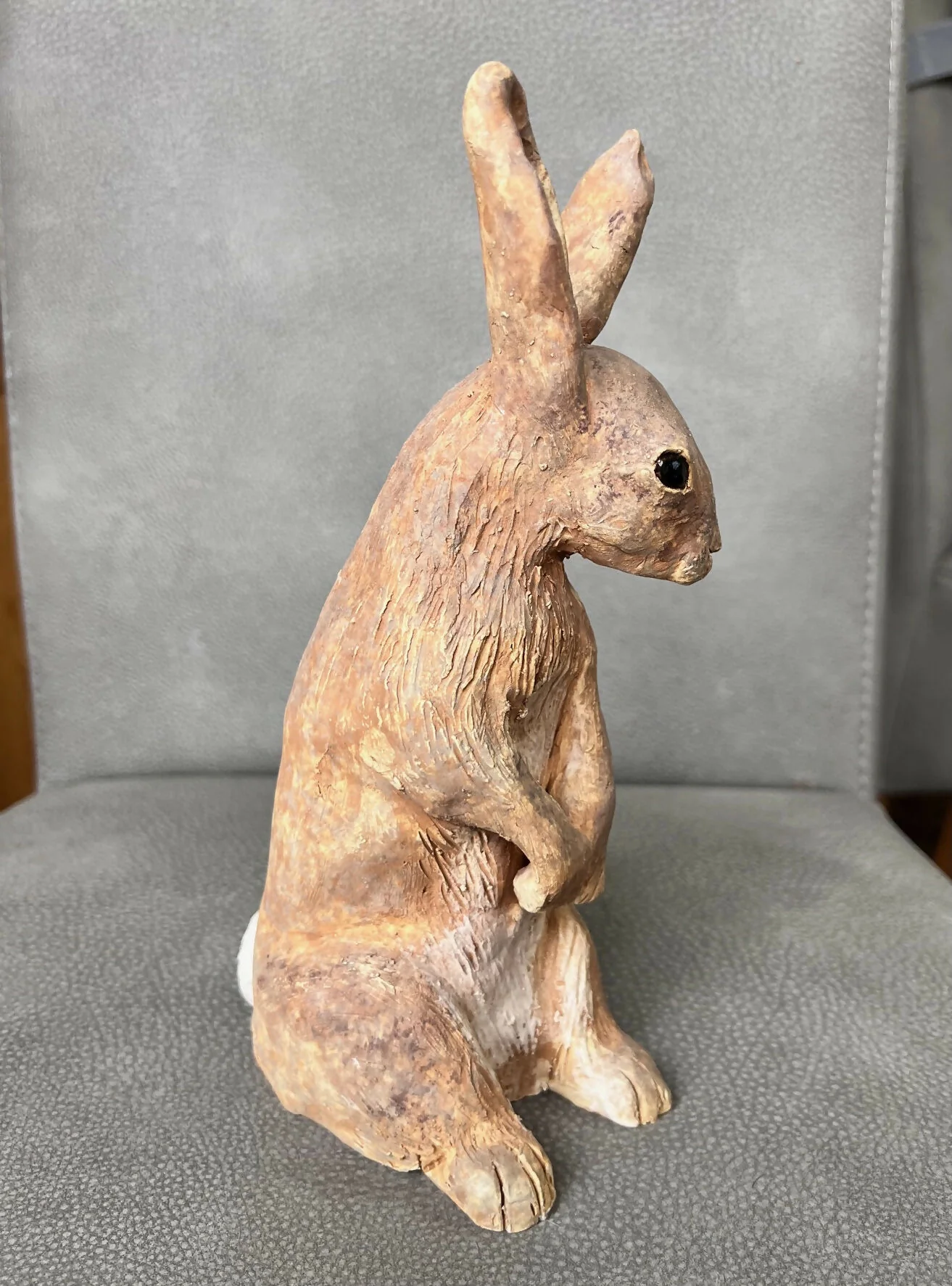 Alert Rabbit Sculpture - Image 3