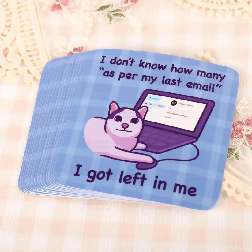 As Per My Last Email Sticker