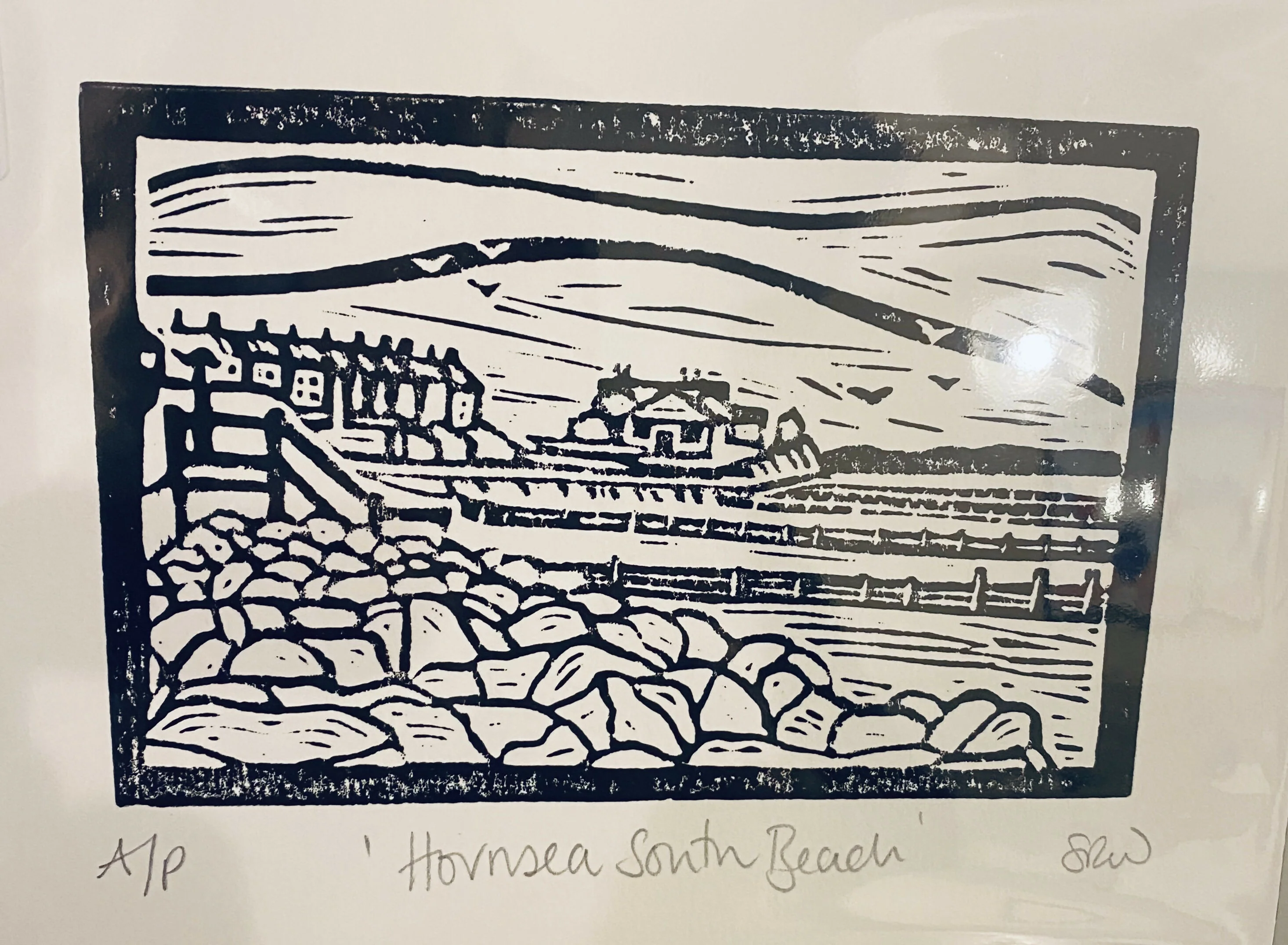 Unframed limited edition Lino Cut prints 4 - Image 11