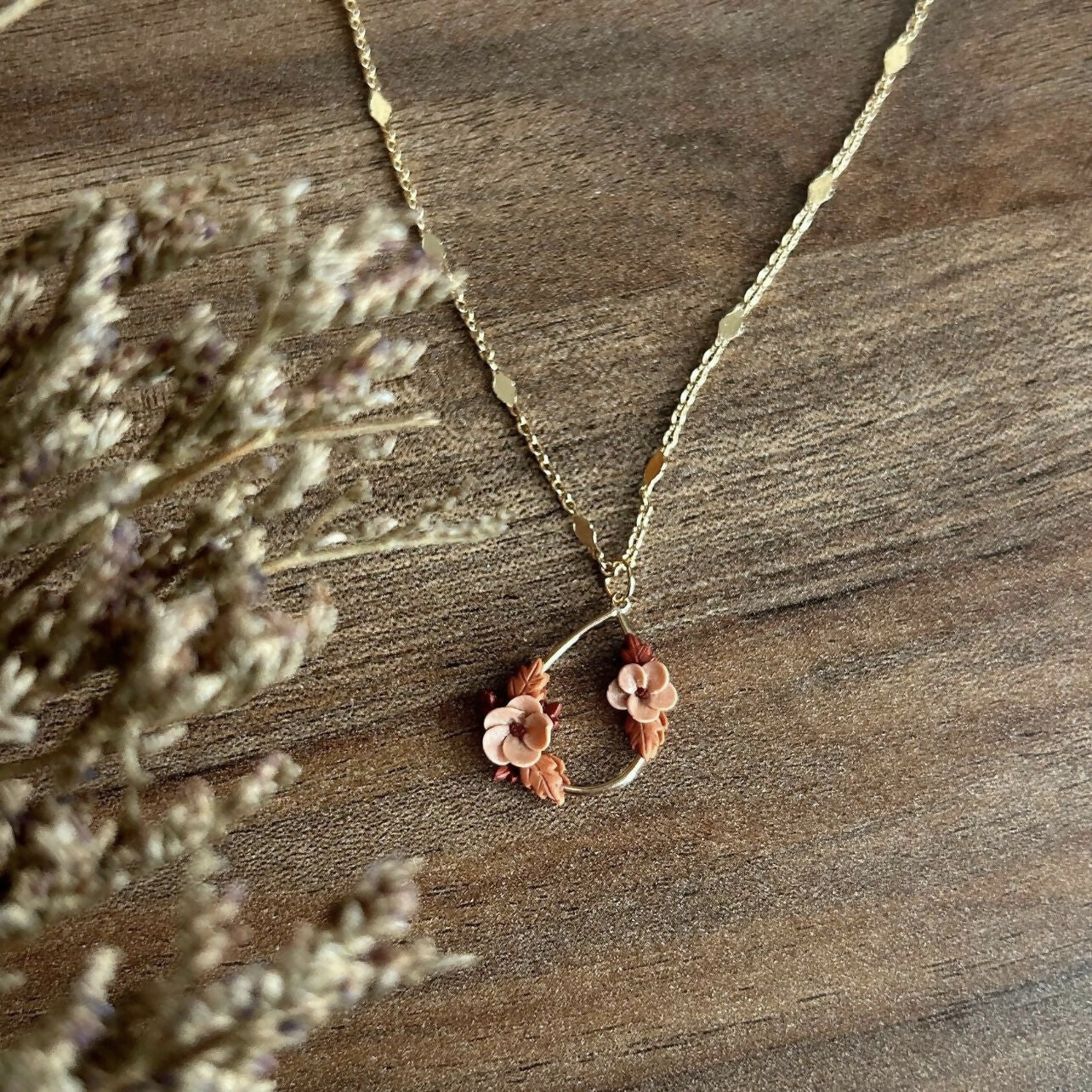 Autumn Flower Necklace - Image 3