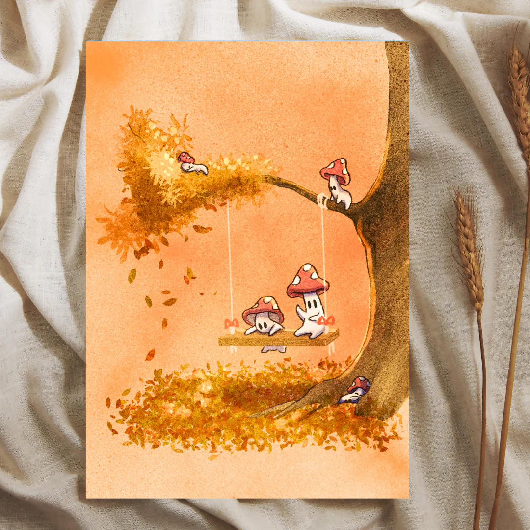 Autumn Tree A6 Print