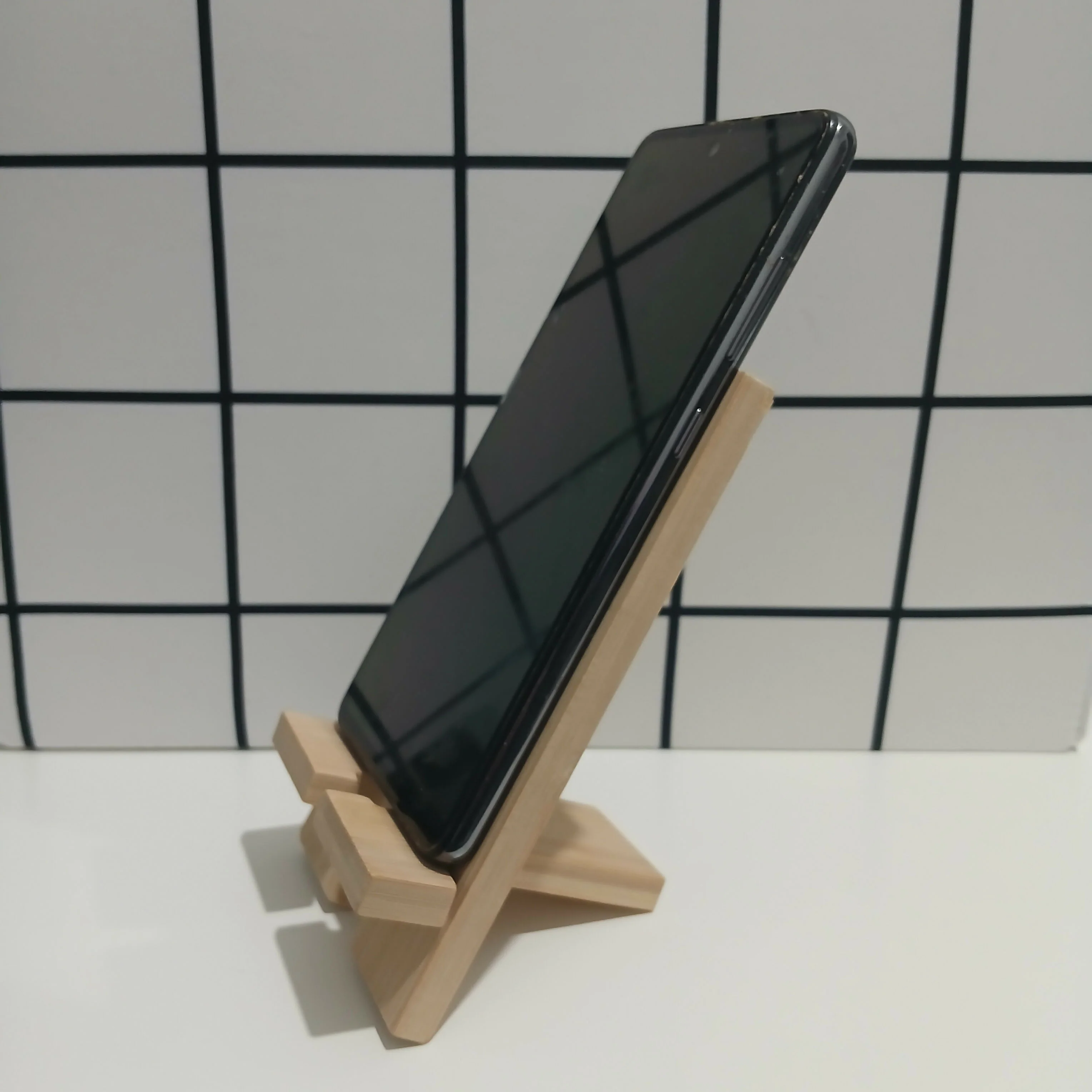 Ay Up Me Duck Bamboo Mobile Phone Stand Holder - Image 6
