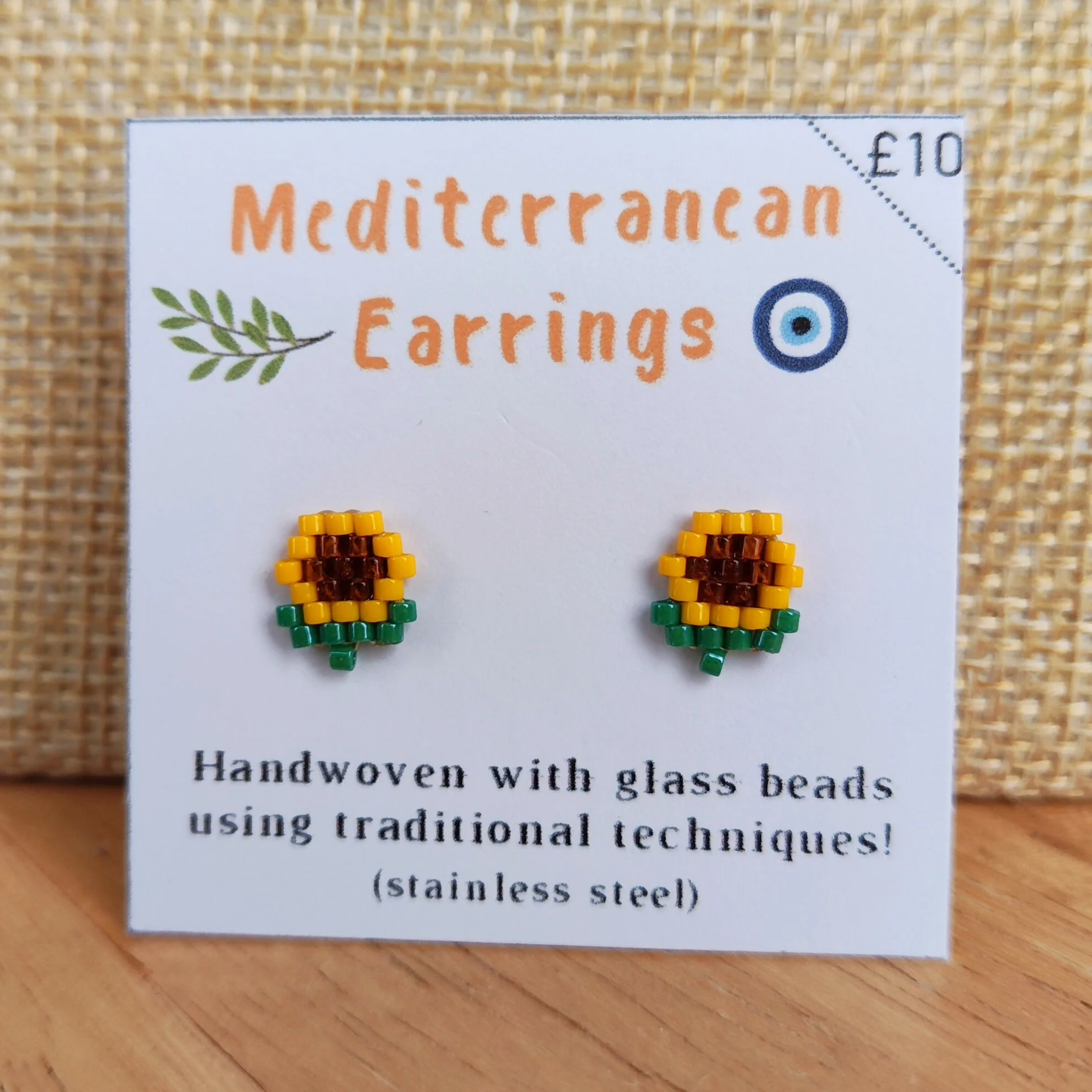 Beaded Animal Earrings – Handmade Studs Various Designs - Image 3