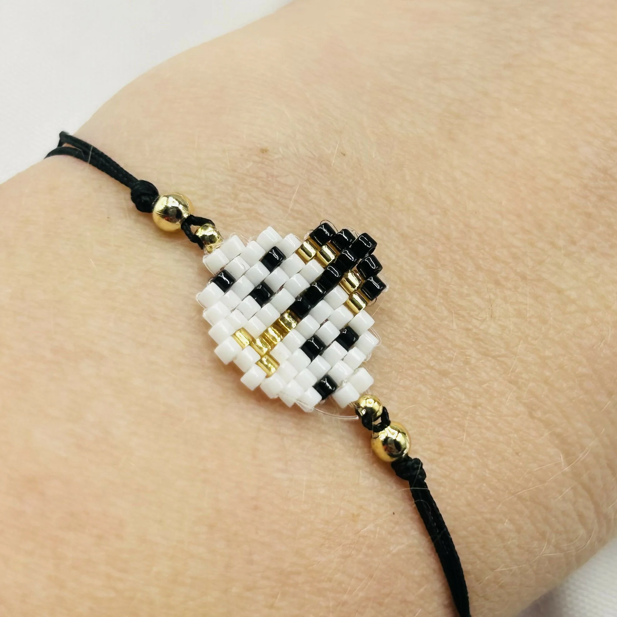 Beaded Ladybird Bracelets – Handmade, Adjustable, Vibrant Colours - Image 3