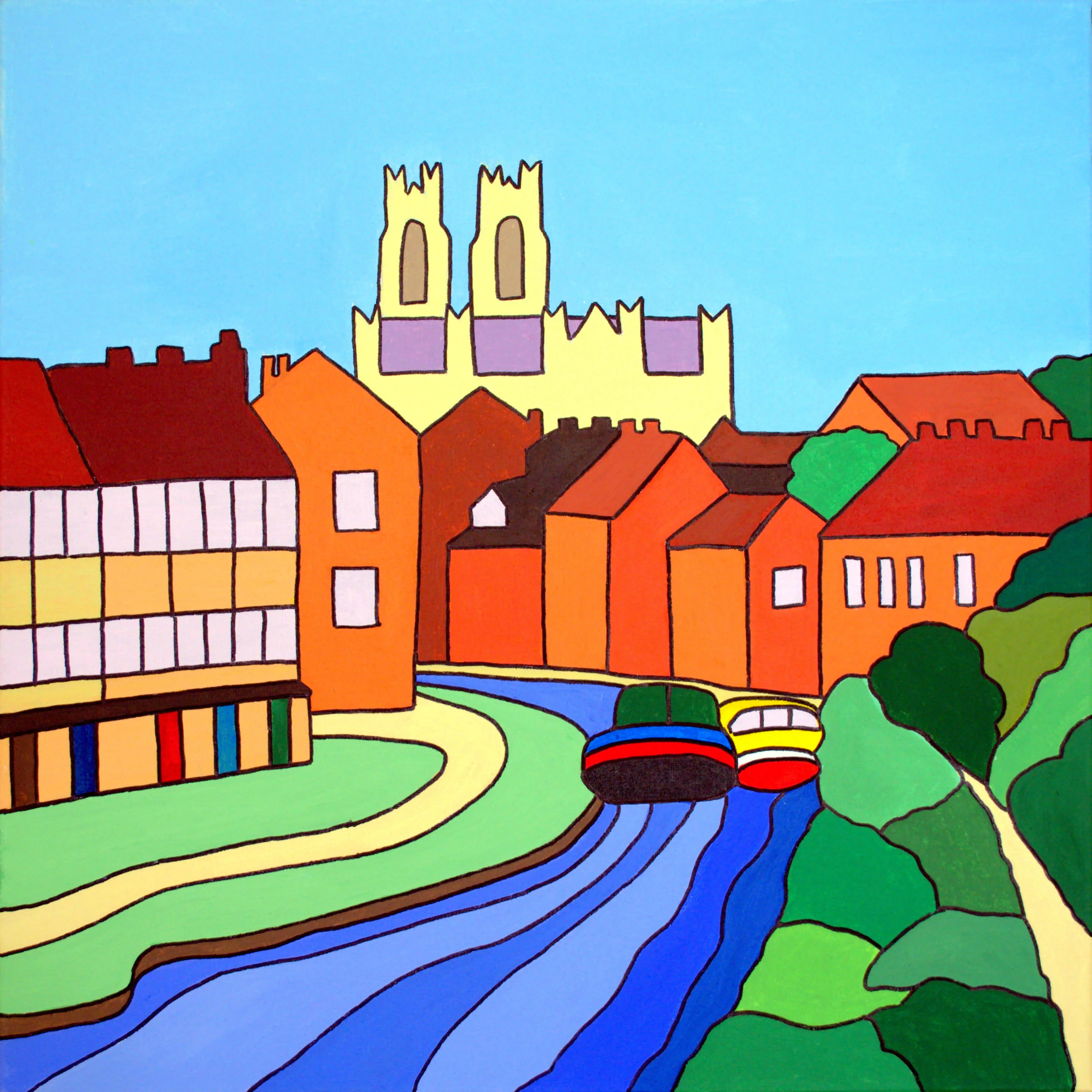Framed print - Beckside, Beverley