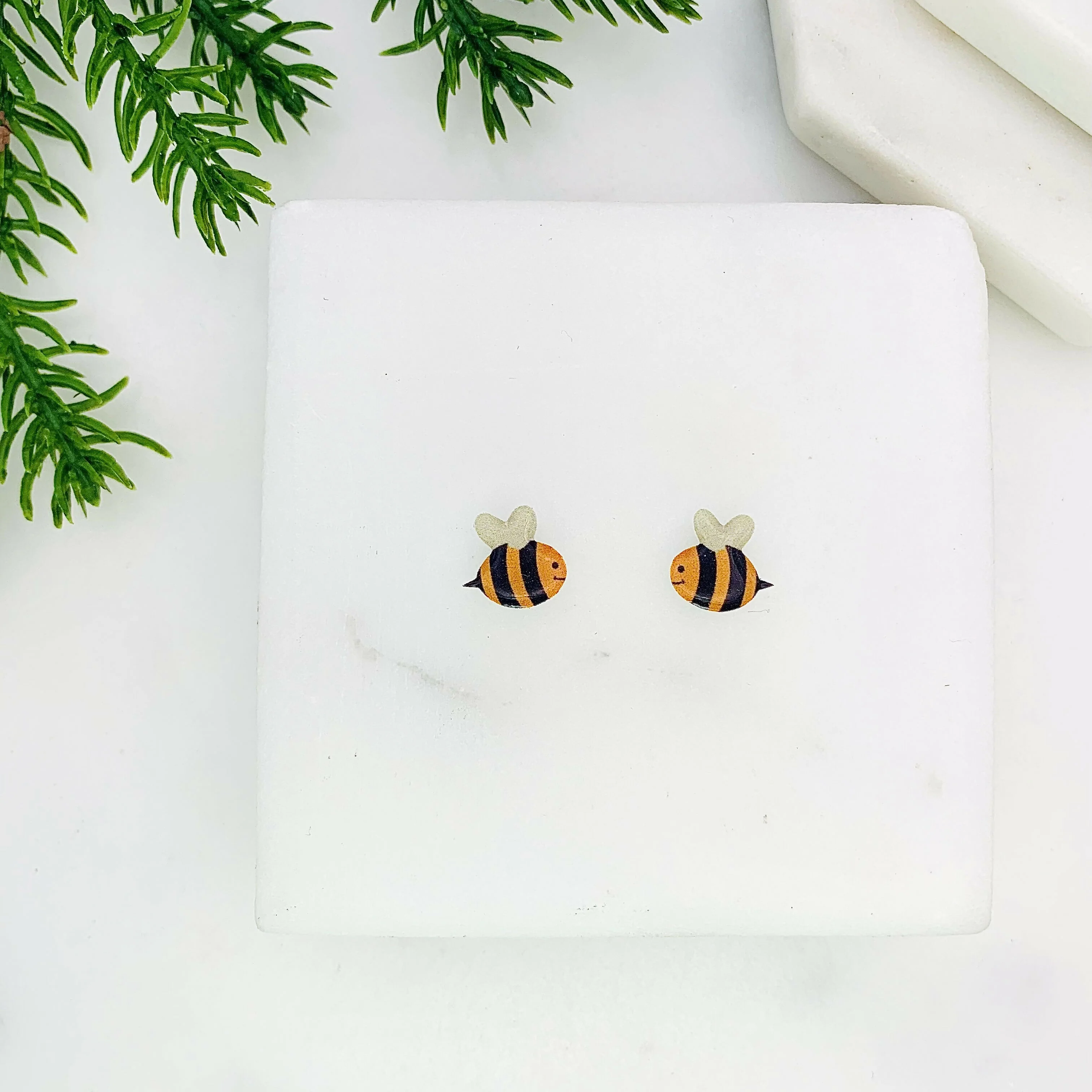 Bee Stud Earrings - Image 2
