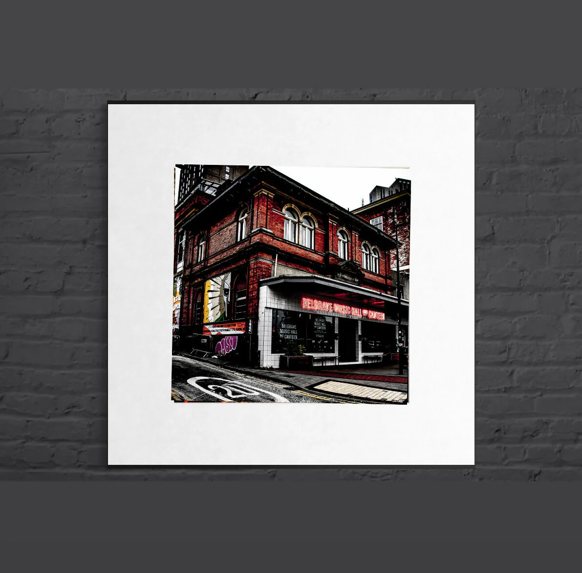 Belgrave Music Hall, Leeds - Mounted Photographic Print