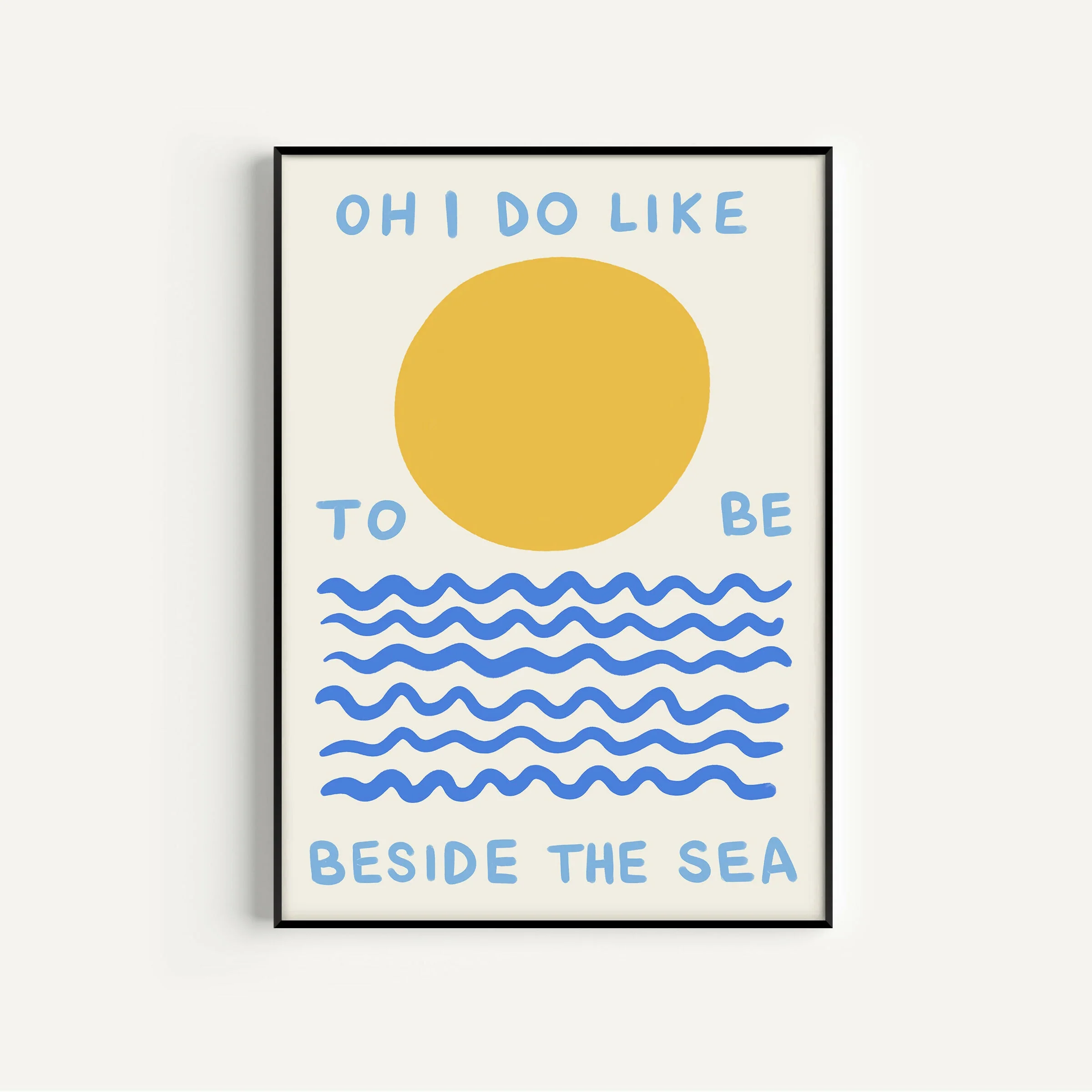 Beside the Sea Print