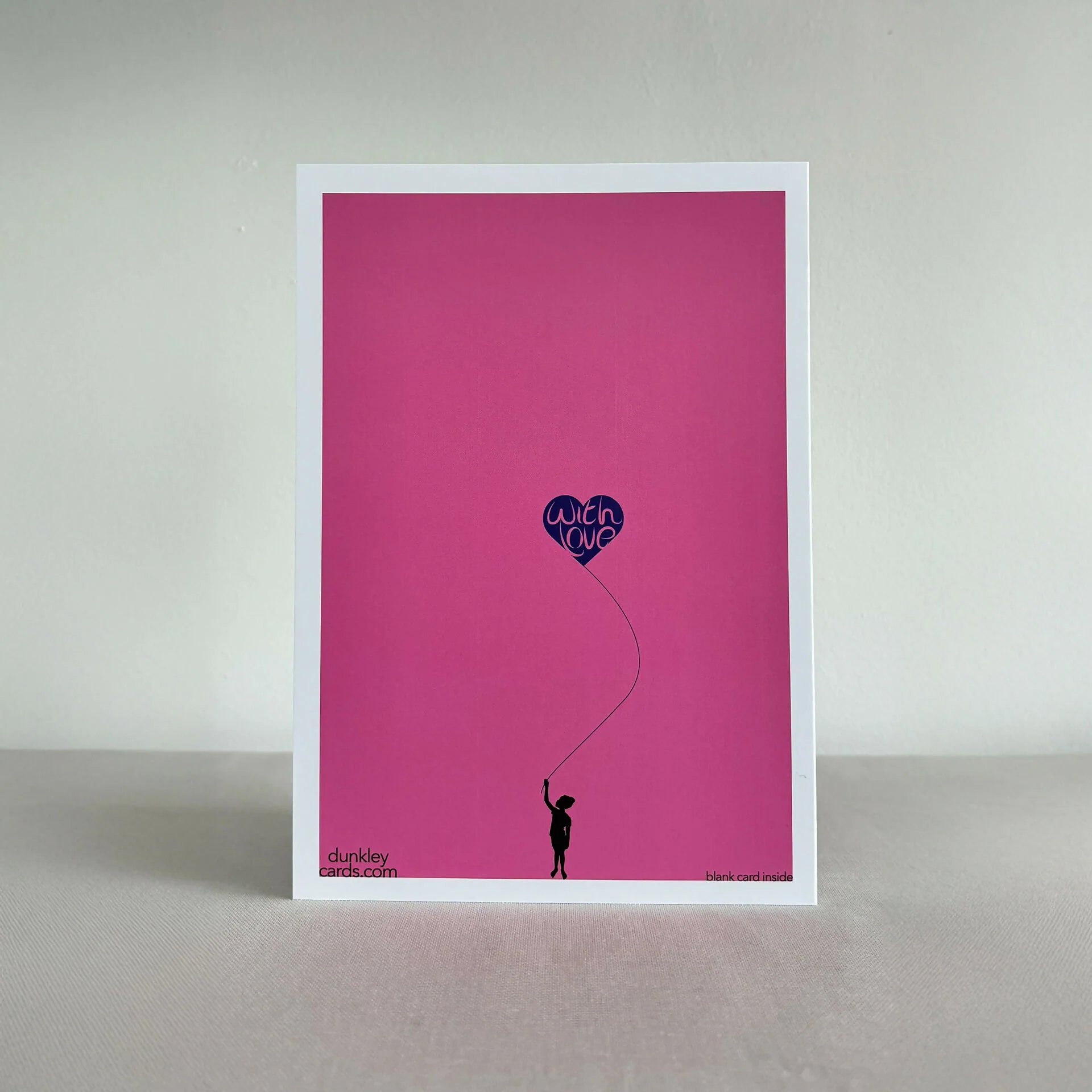 Best Mum Card – Blue Heart Mother’s Day Card - Image 2