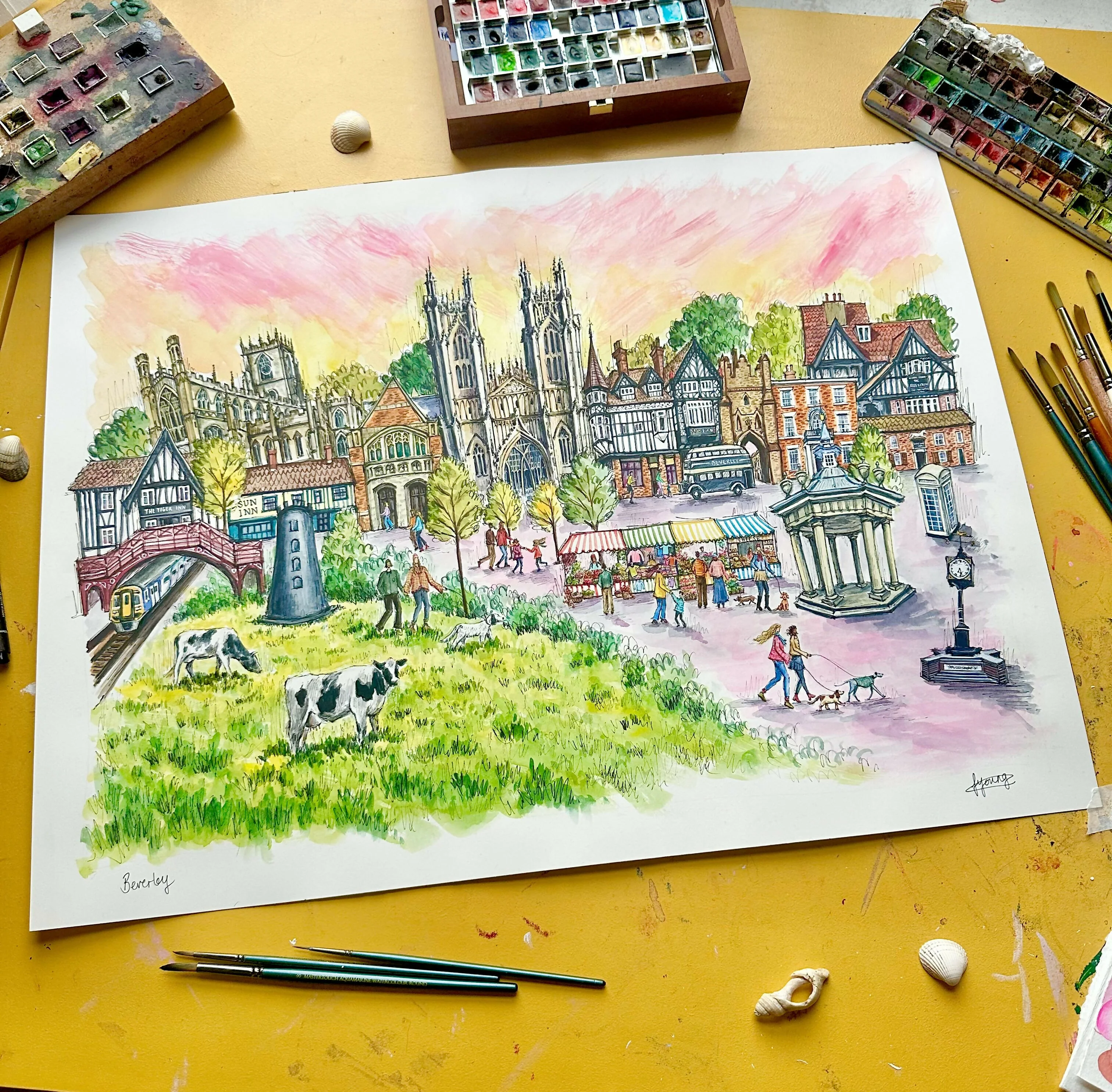 Beverley A4 Unframed