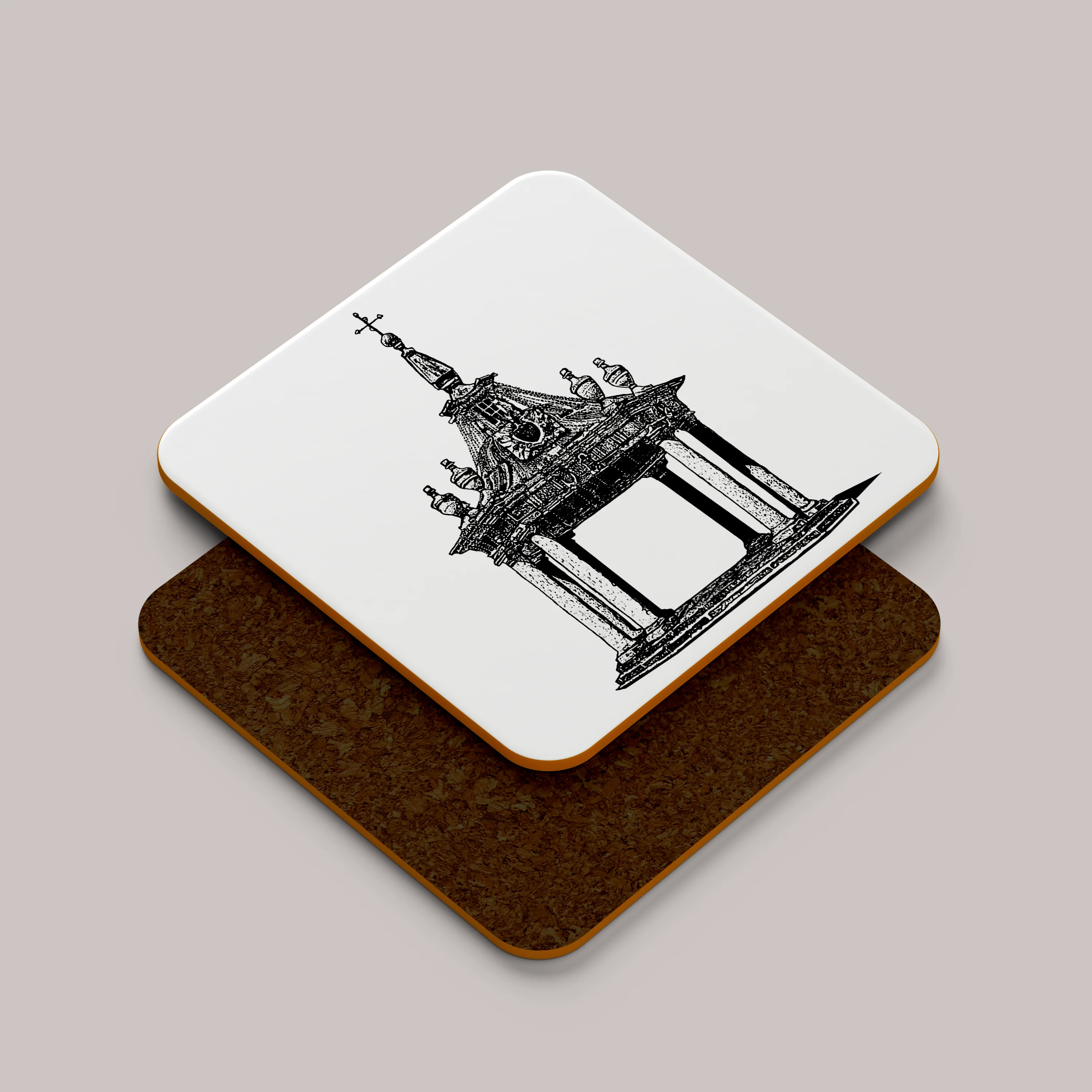 Beverley Market Cross Coaster - Image 2