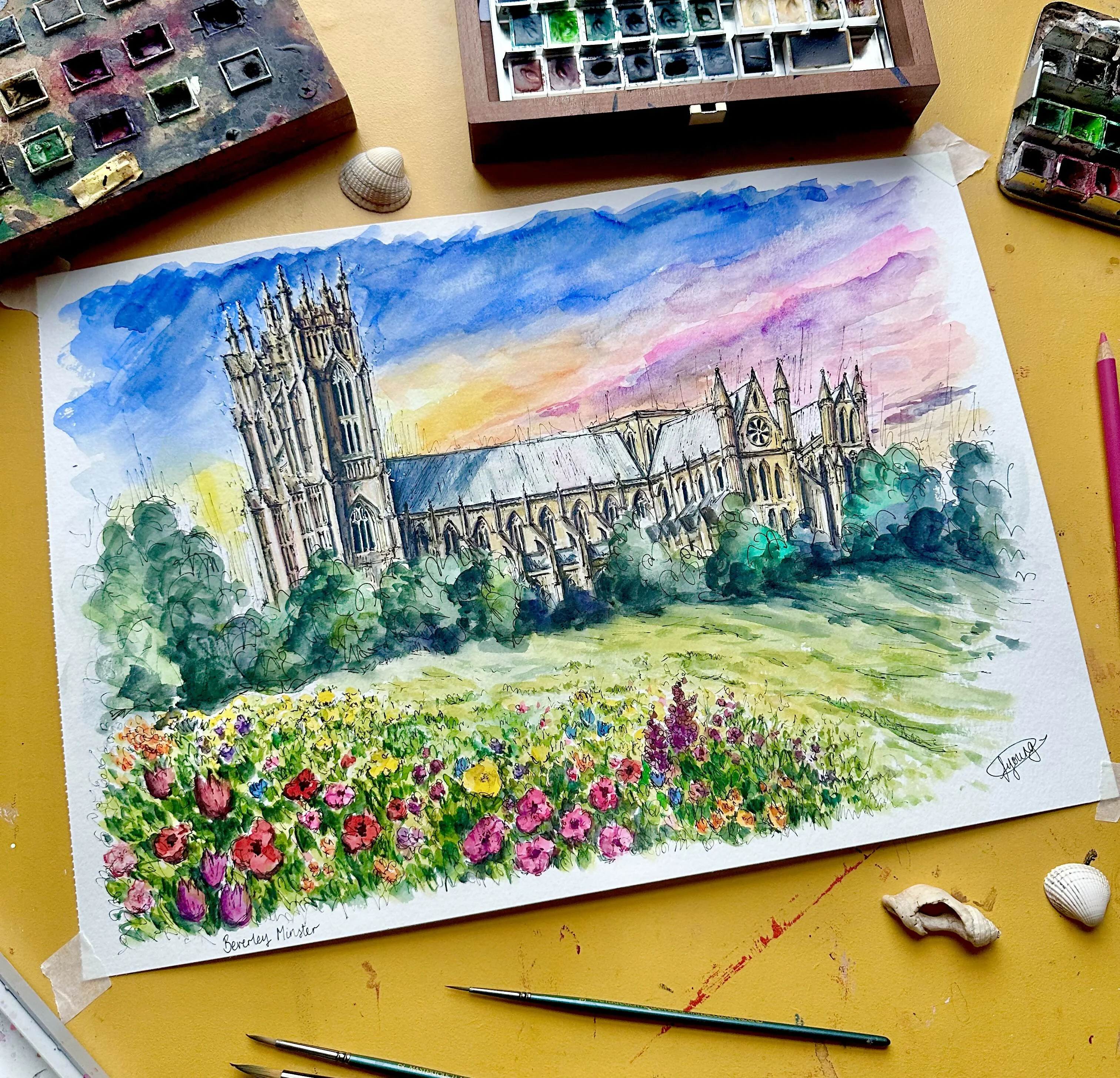 Beverley Minster A4 Unframed