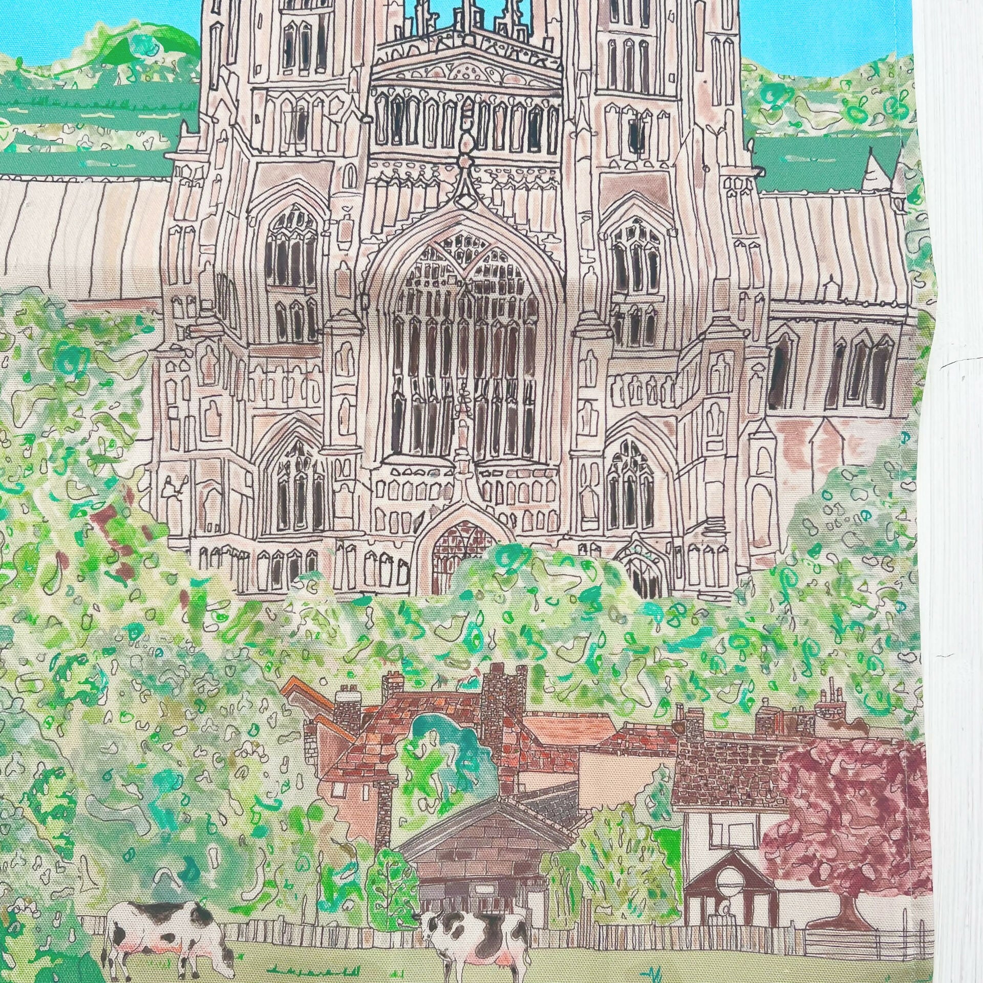 Beverley Minster Organic Cotton Tea Towel - Image 3
