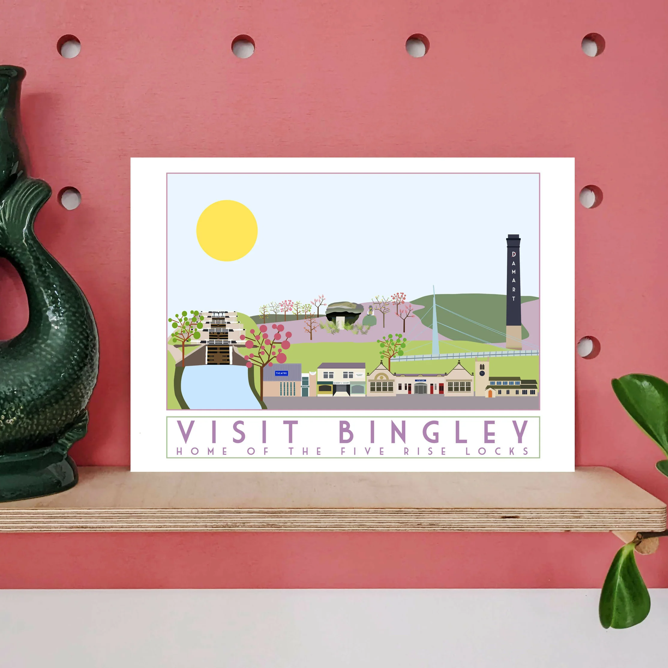 Bingley Travel Poster