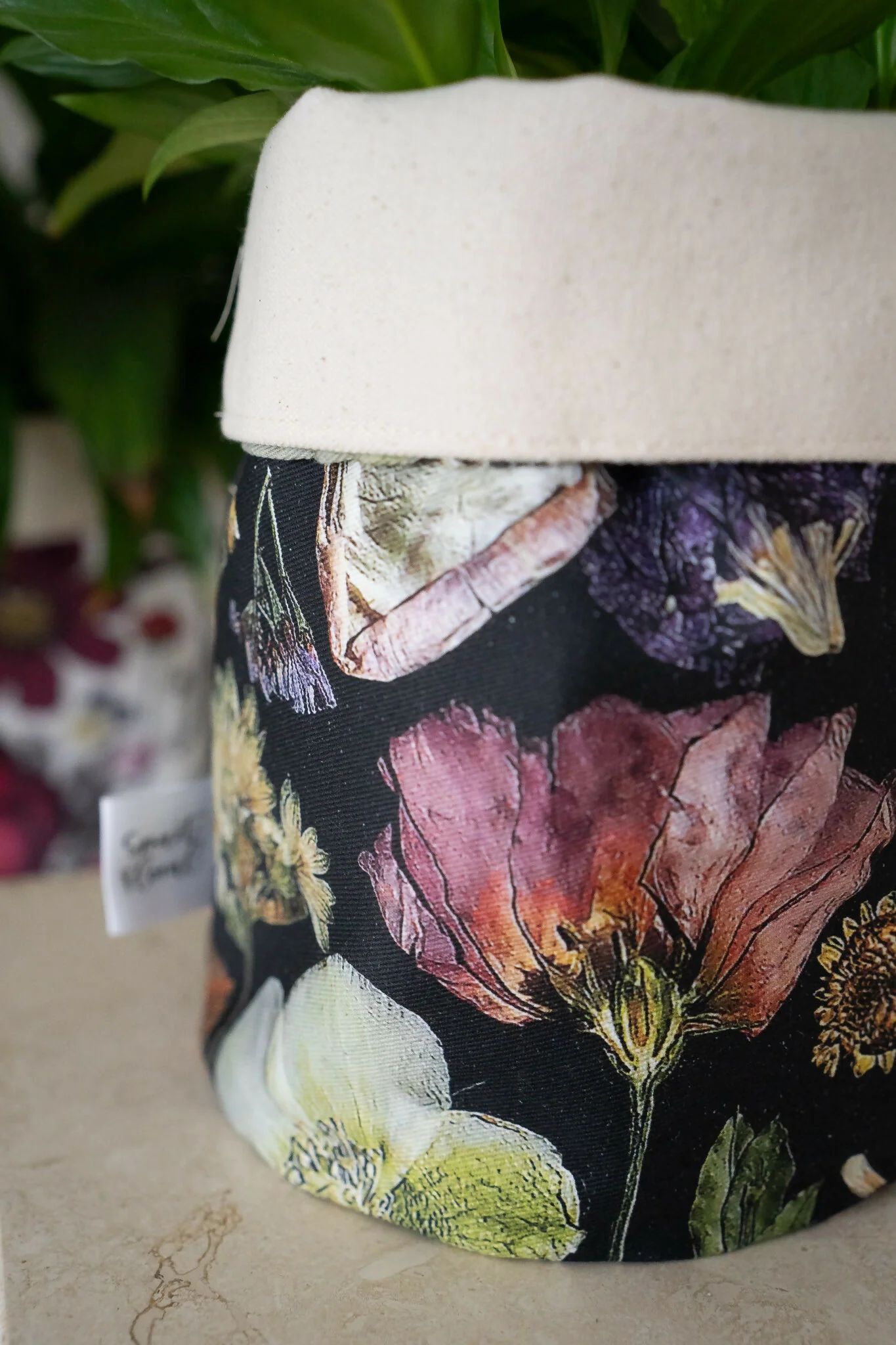 Black Multicoloured Pot Bag - Large - Image 2