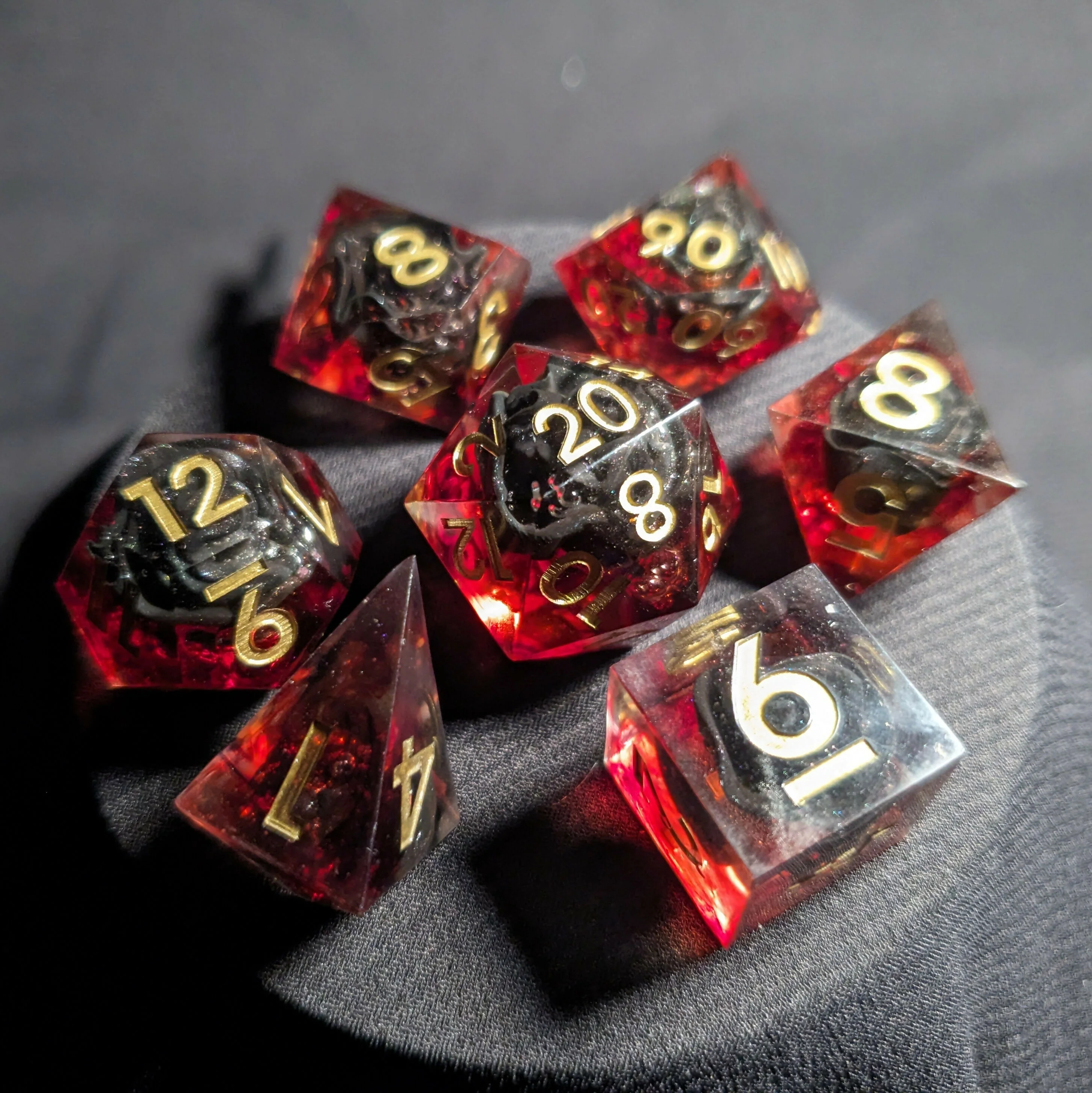 Black Rose Dice - Image 2