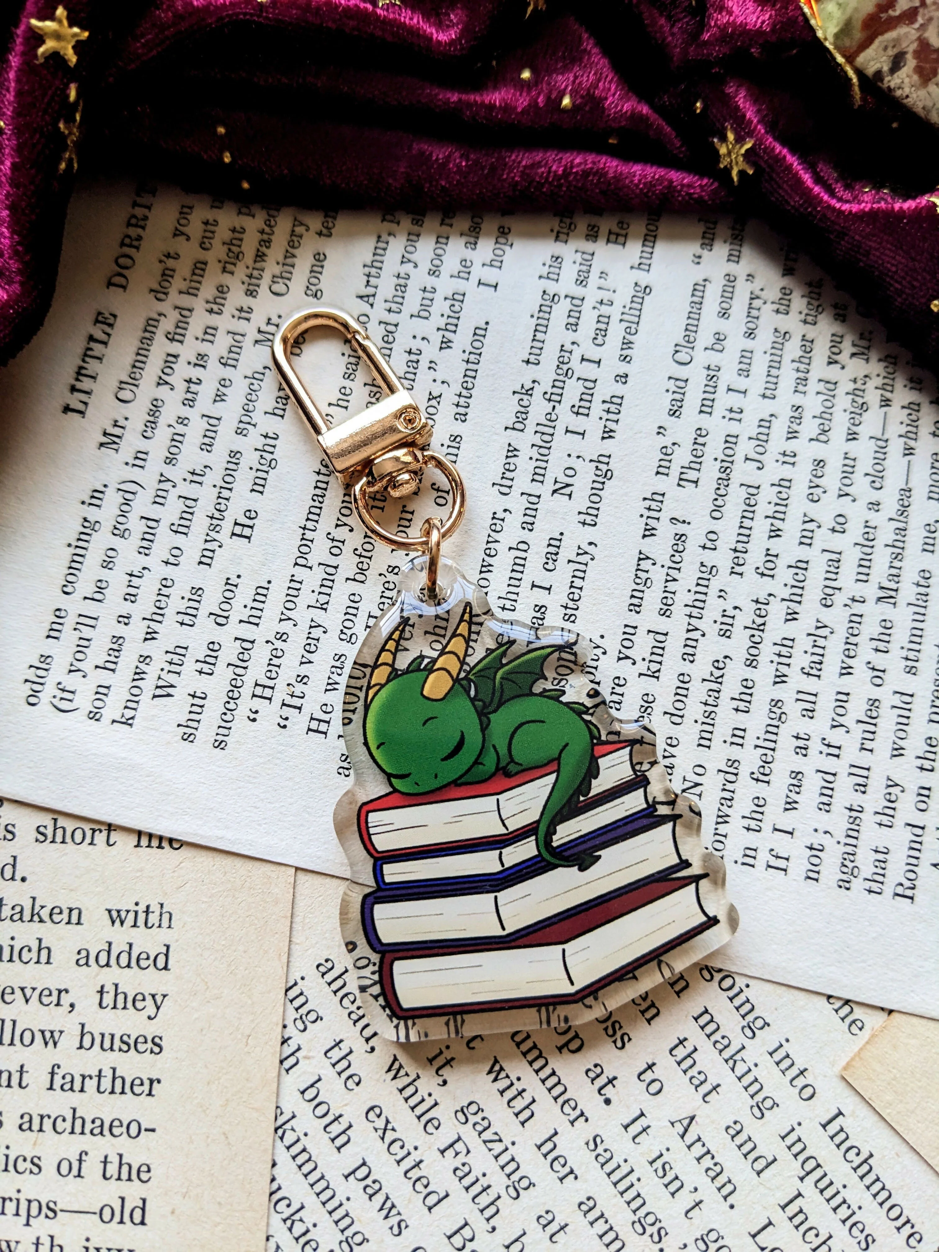 Blaze the Sleeping Dragon Keyring
