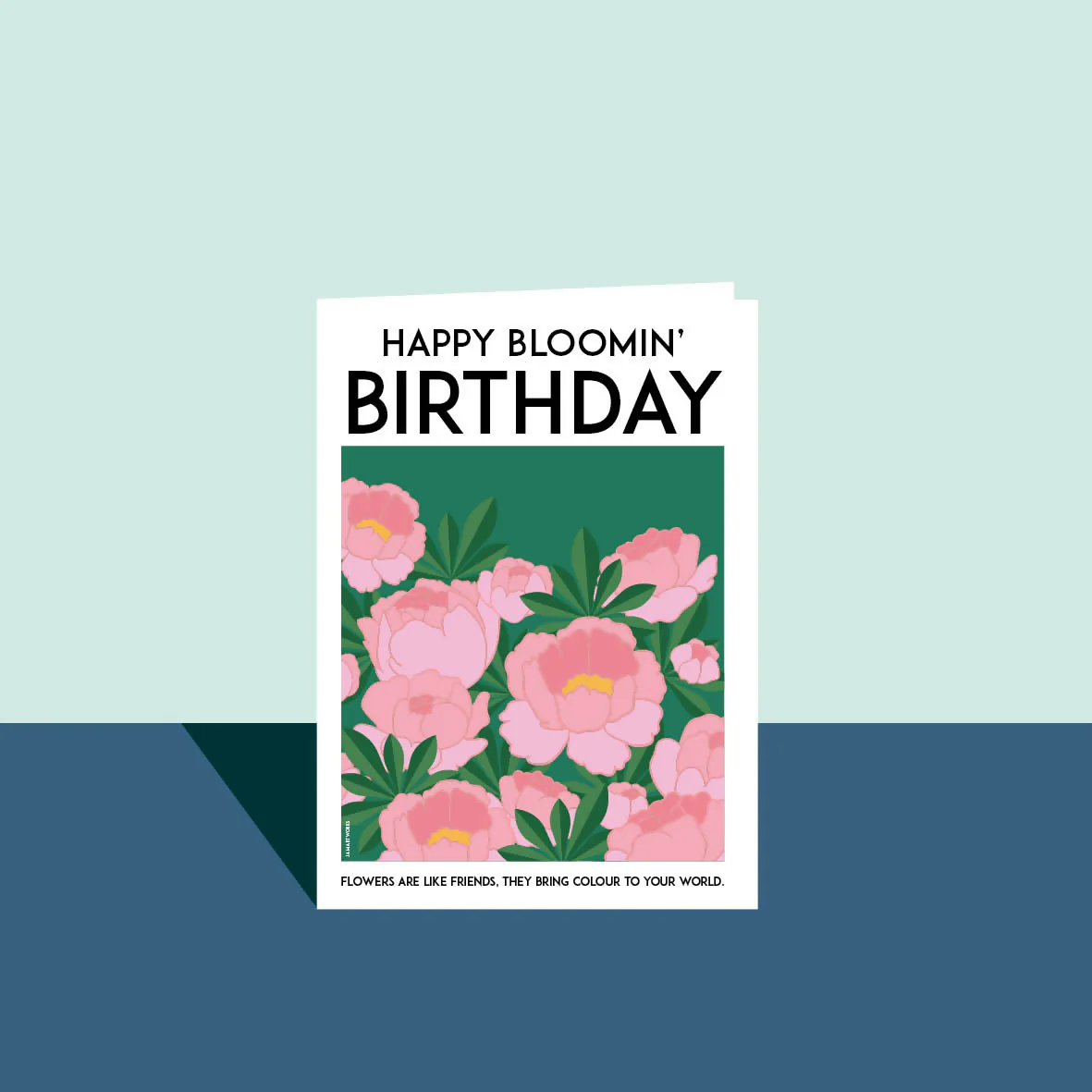 Bloomin' Birthday Peonies Card