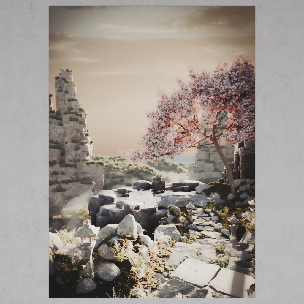 Blossom Pond Print