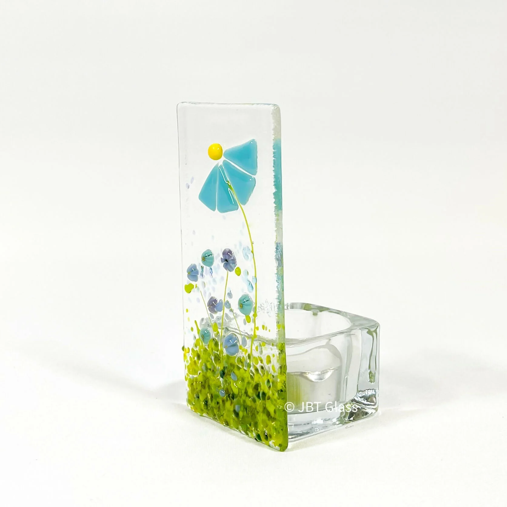 Blue Daisy Tea Light - Image 4