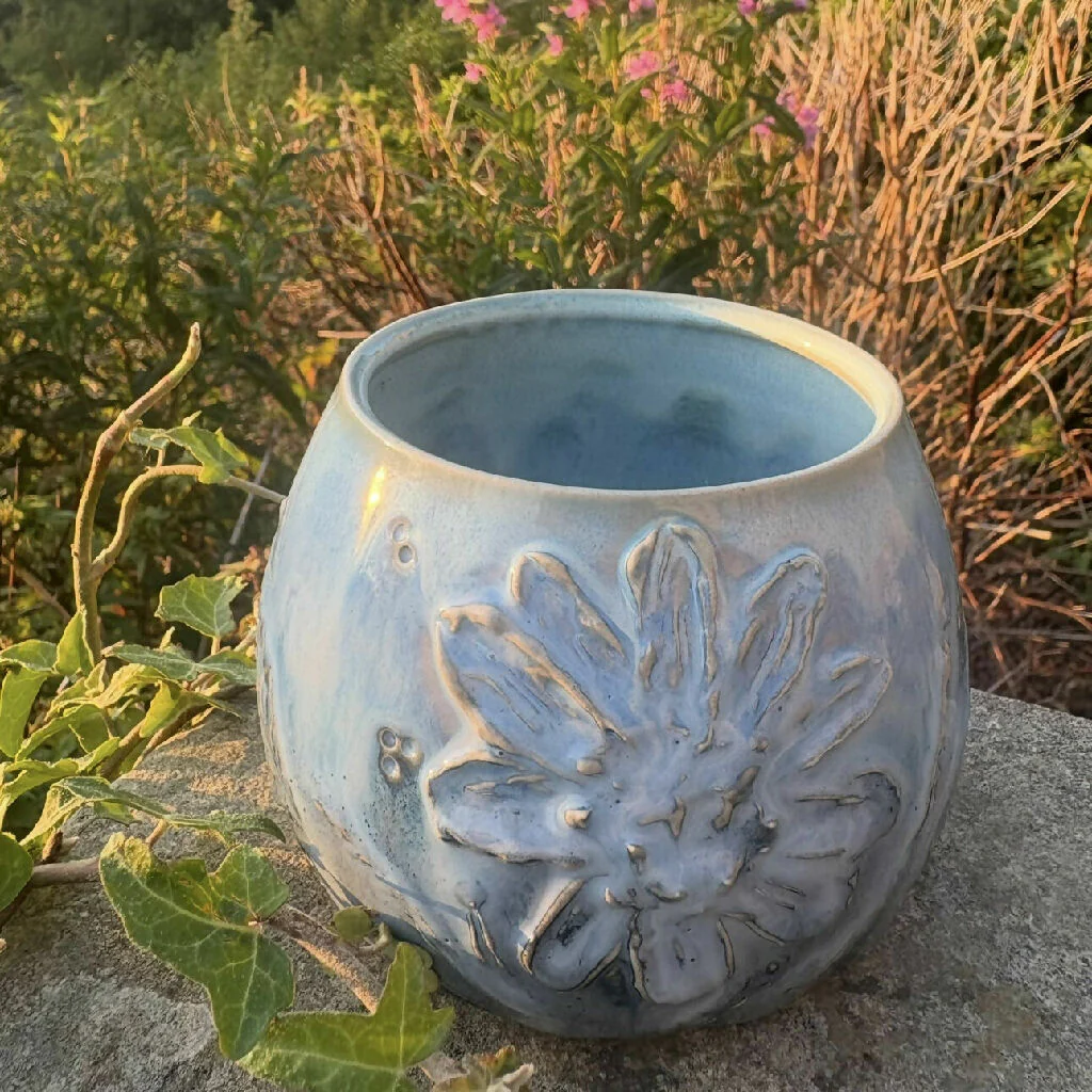 Blue Floral Bowl - Image 2