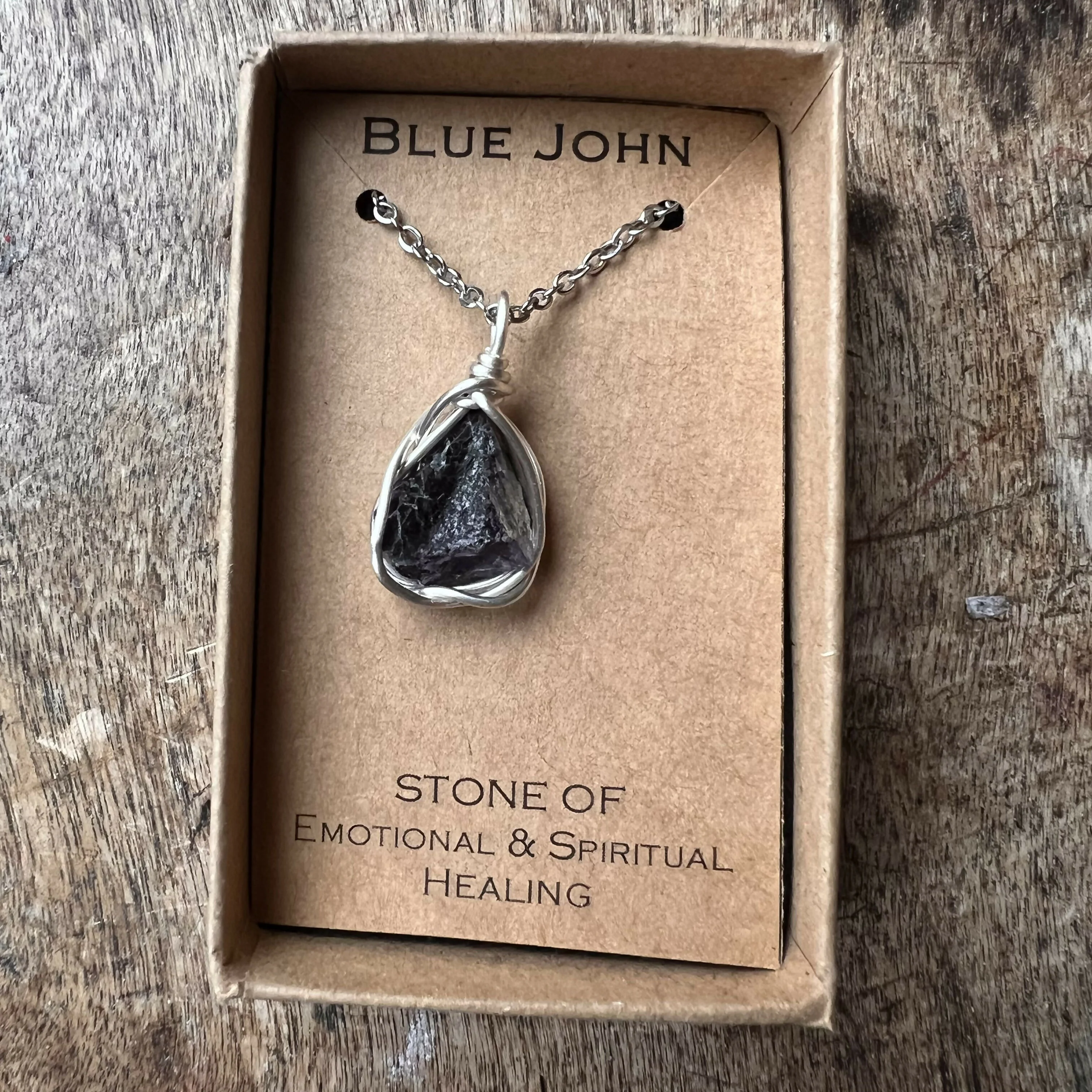 Blue John Pendant